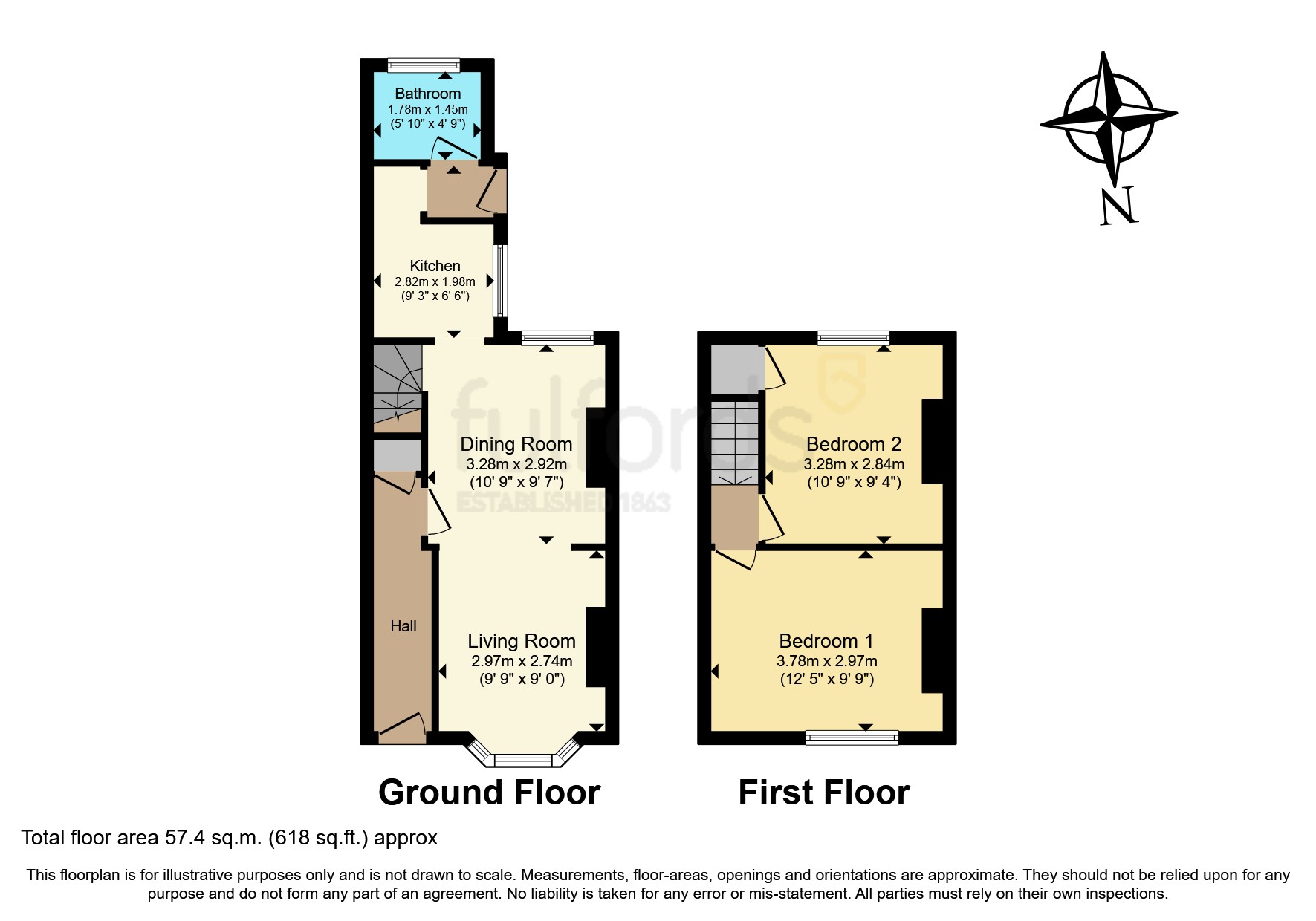 Landscore Road, Exeter EX4, 2 bedroom terraced house for sale
