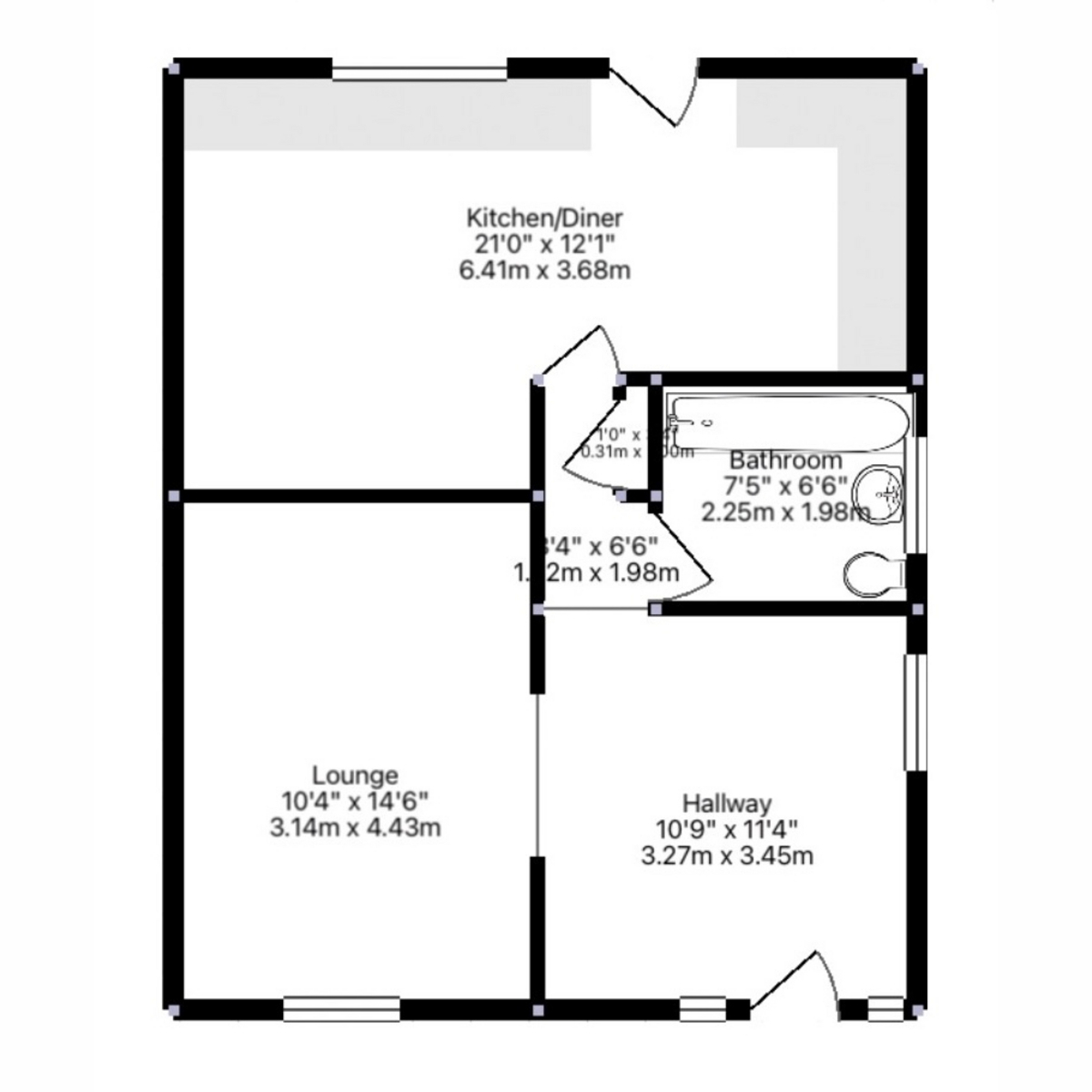 16, Mill Hill Grove, Morecambe floorplan