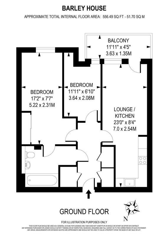 2 Bedrooms Flat to rent in Peacock Close, London NW7