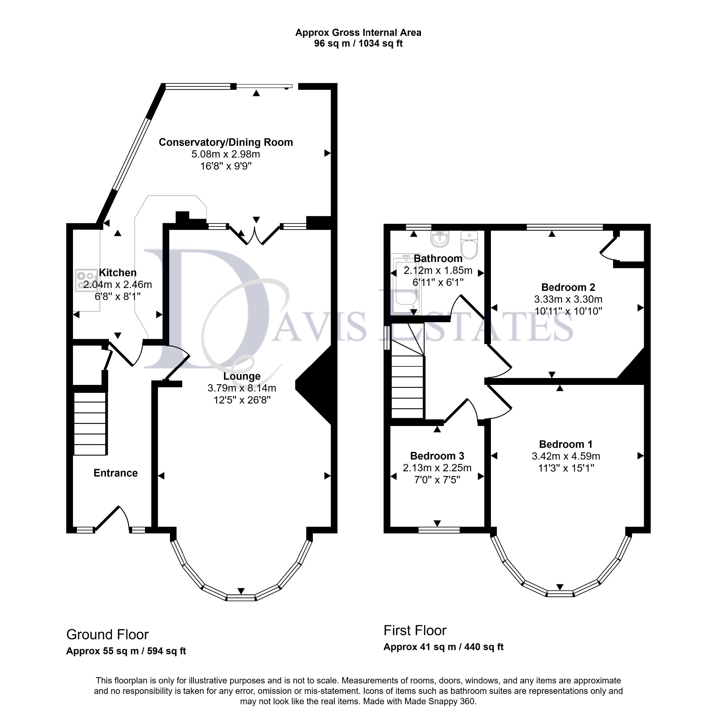 5 Warwick Gardens, Romford floorplan