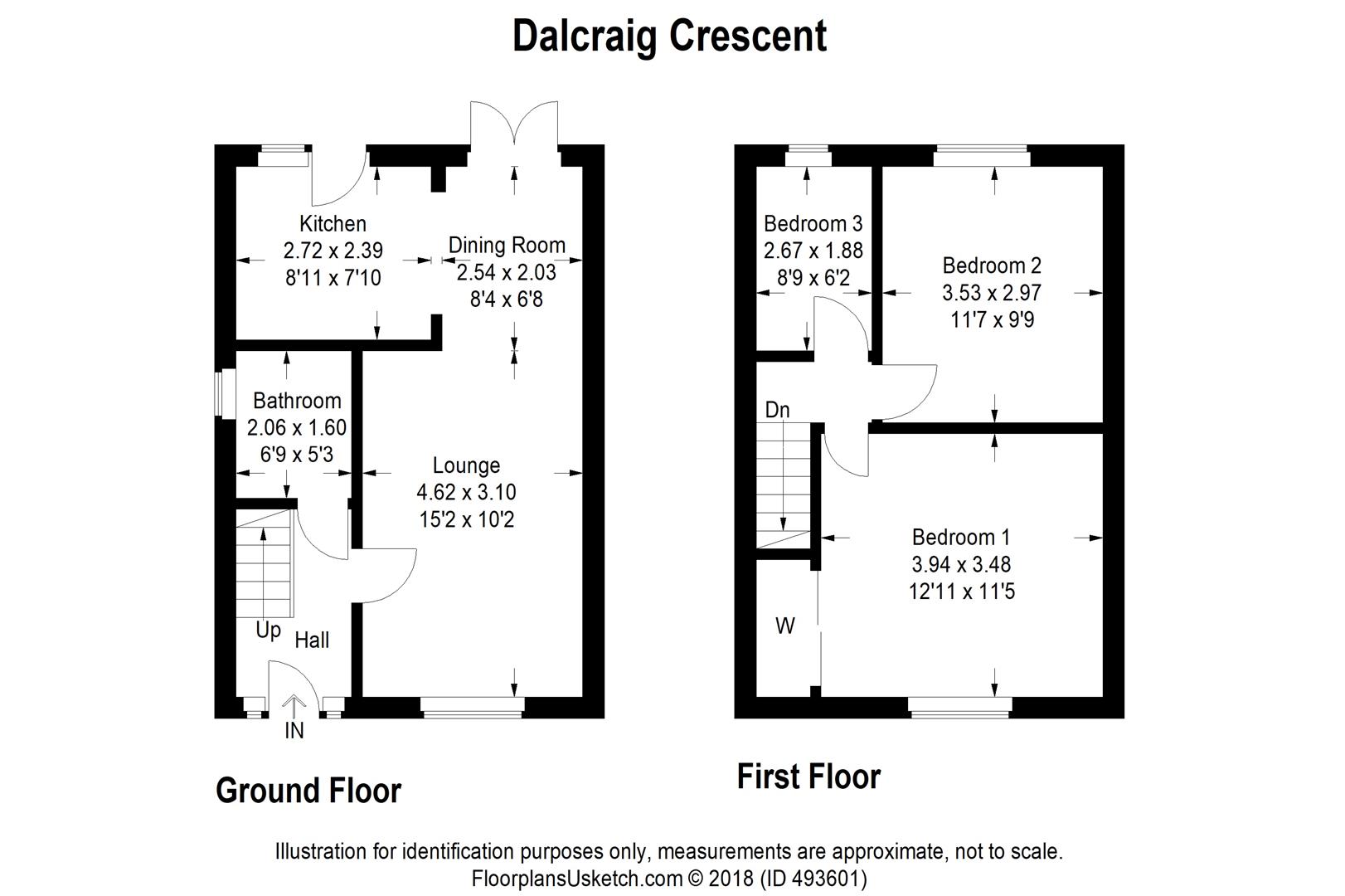 3 Bedrooms  for sale in Dalcraig Crescent, Blantyre, Glasgow G72