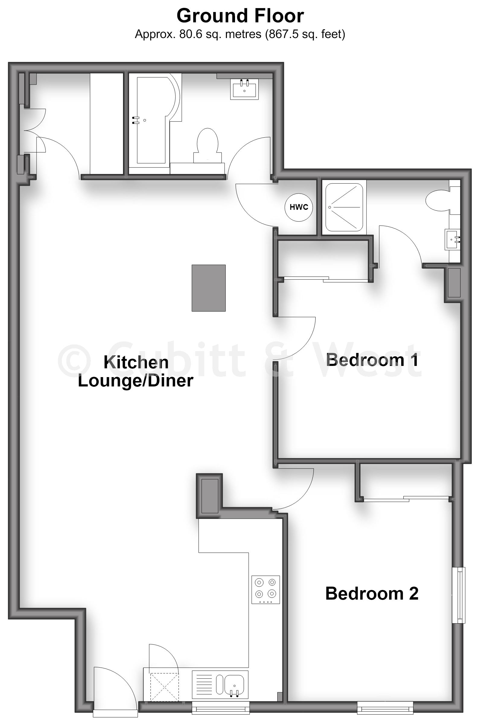 Ridgeway Court, Church Street, Rudgwick floorplan