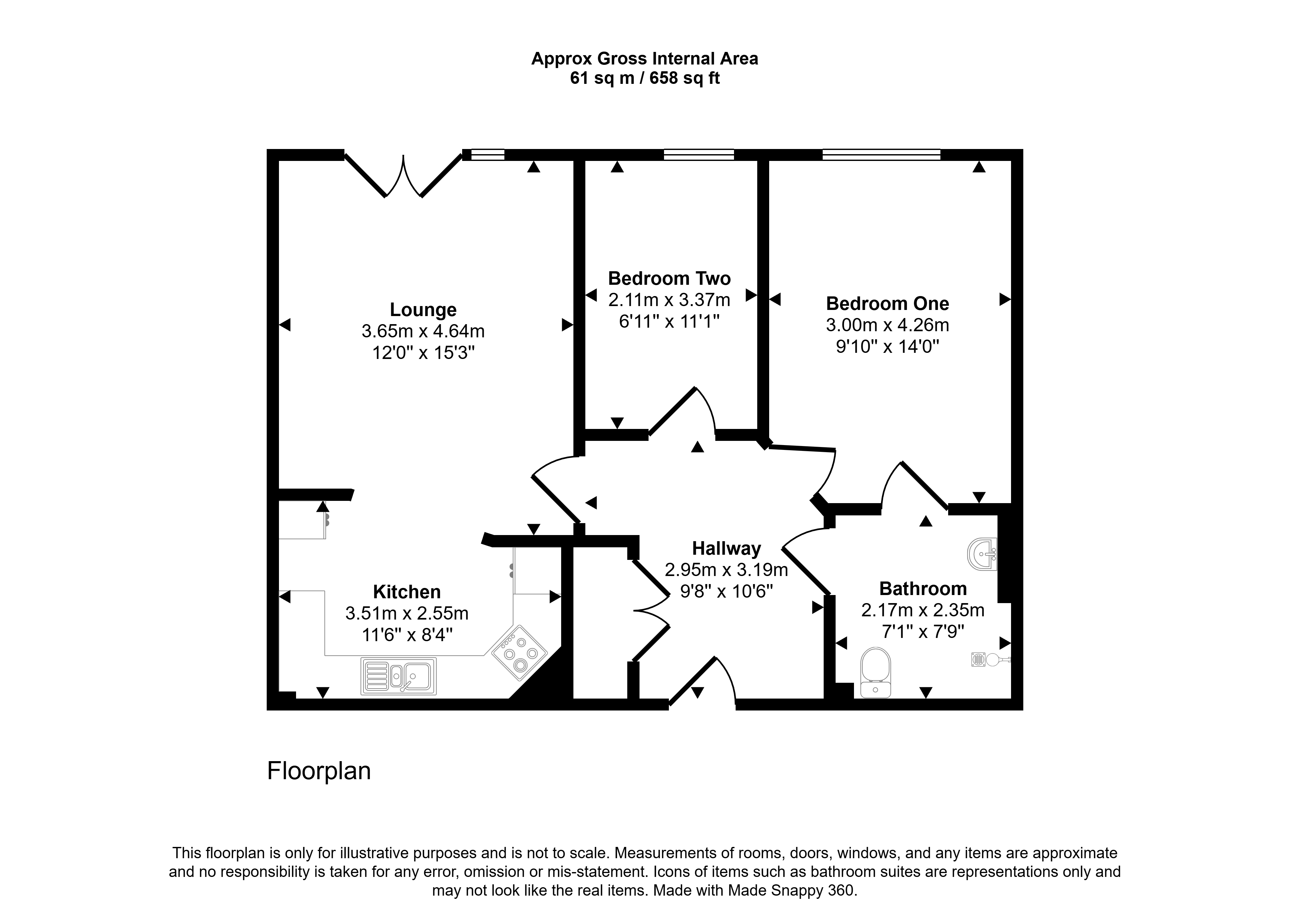 63 Dovecote Meadow, Fordfield Road, Sunderland floorplan