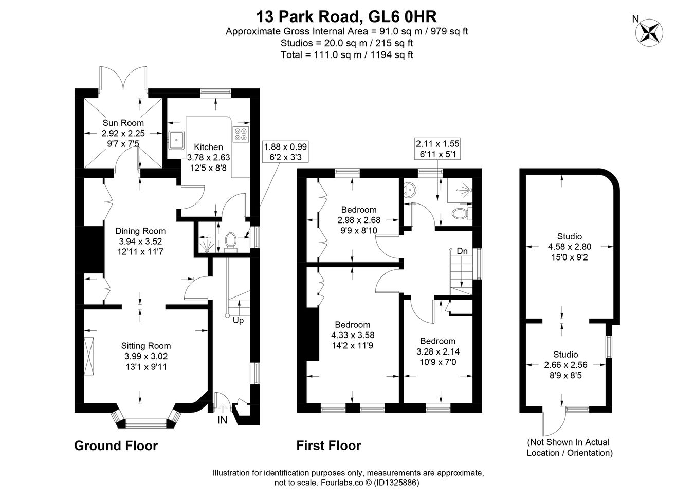 13, Park Road, Nailsworth floorplan