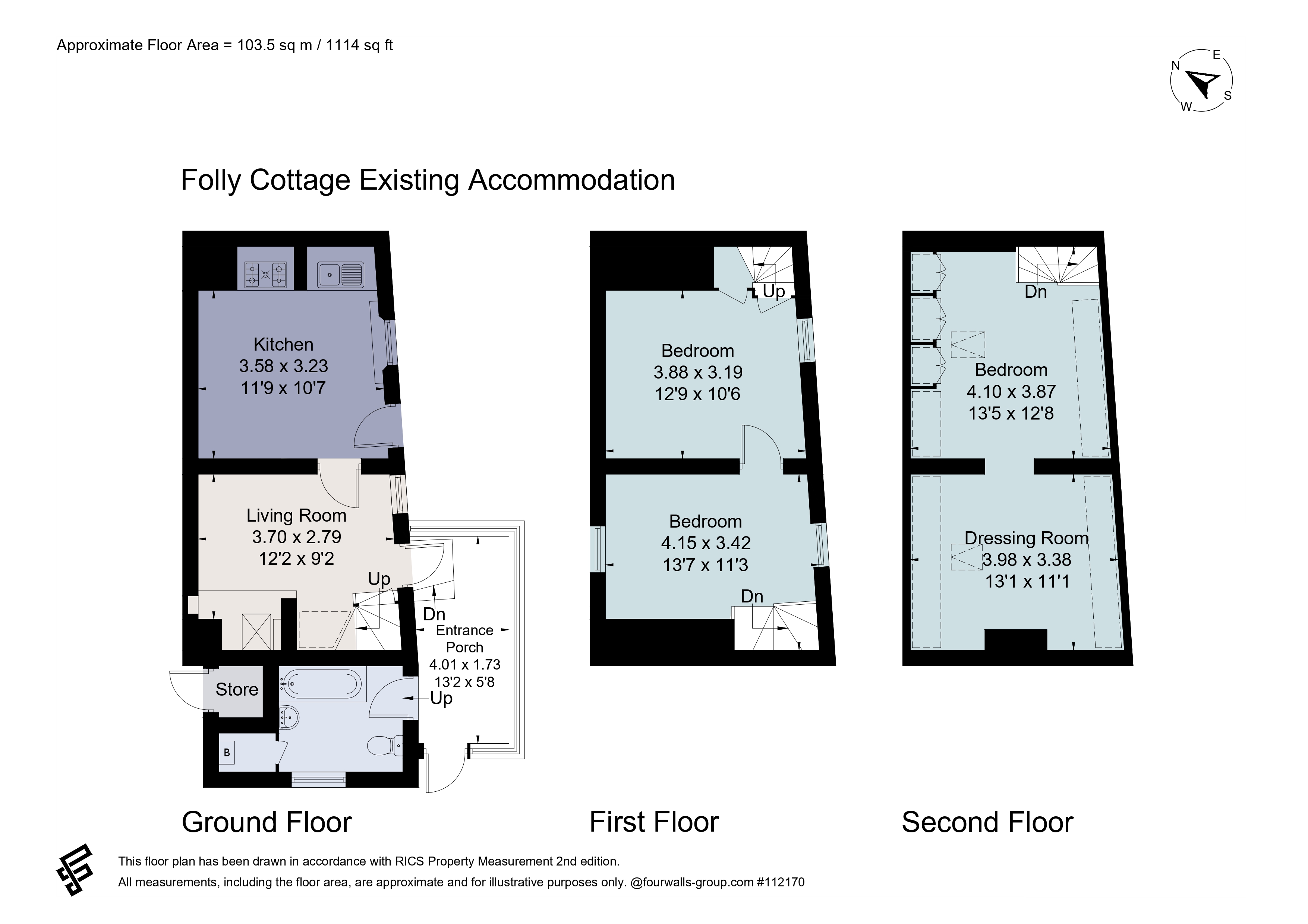 Folly Cottage,, Bourton on the Hill, Gloucestershire floorplan