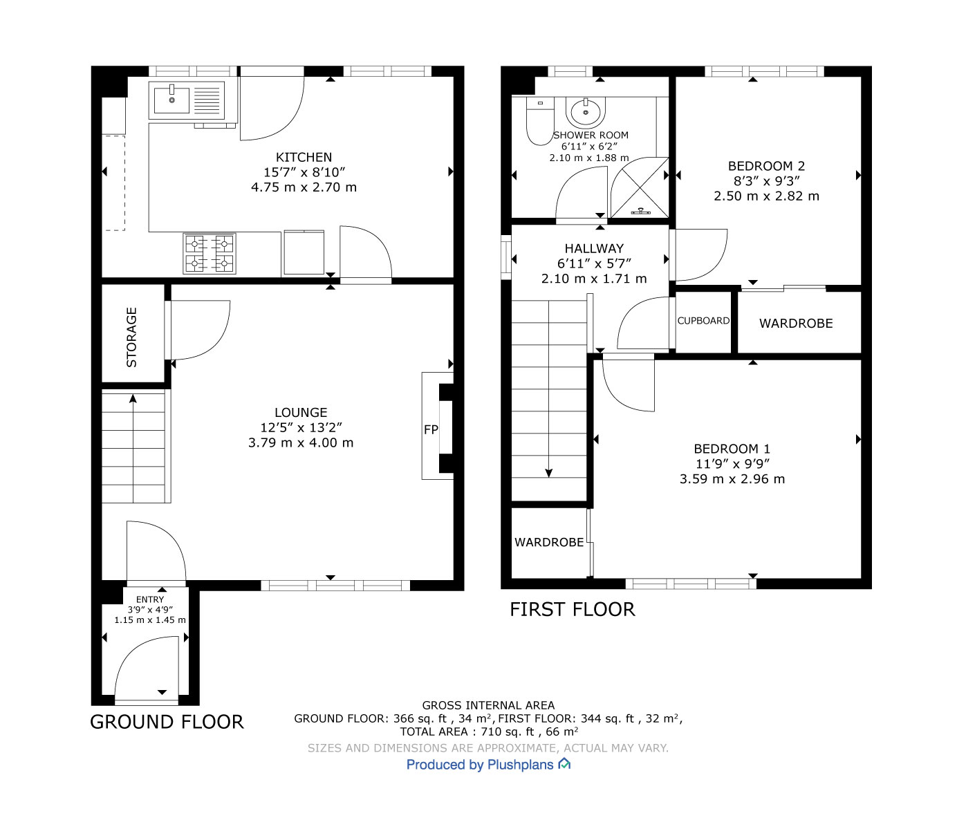 64 Grahamston Park, Glasgow floorplan