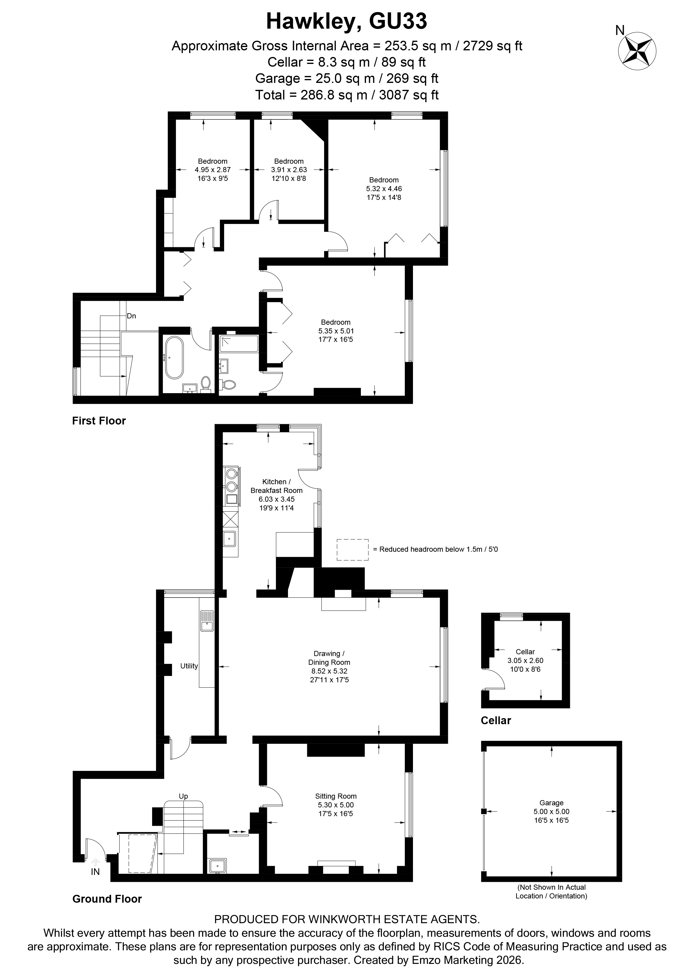 Wayflete Court,, Hawkley, Hampshire floorplan