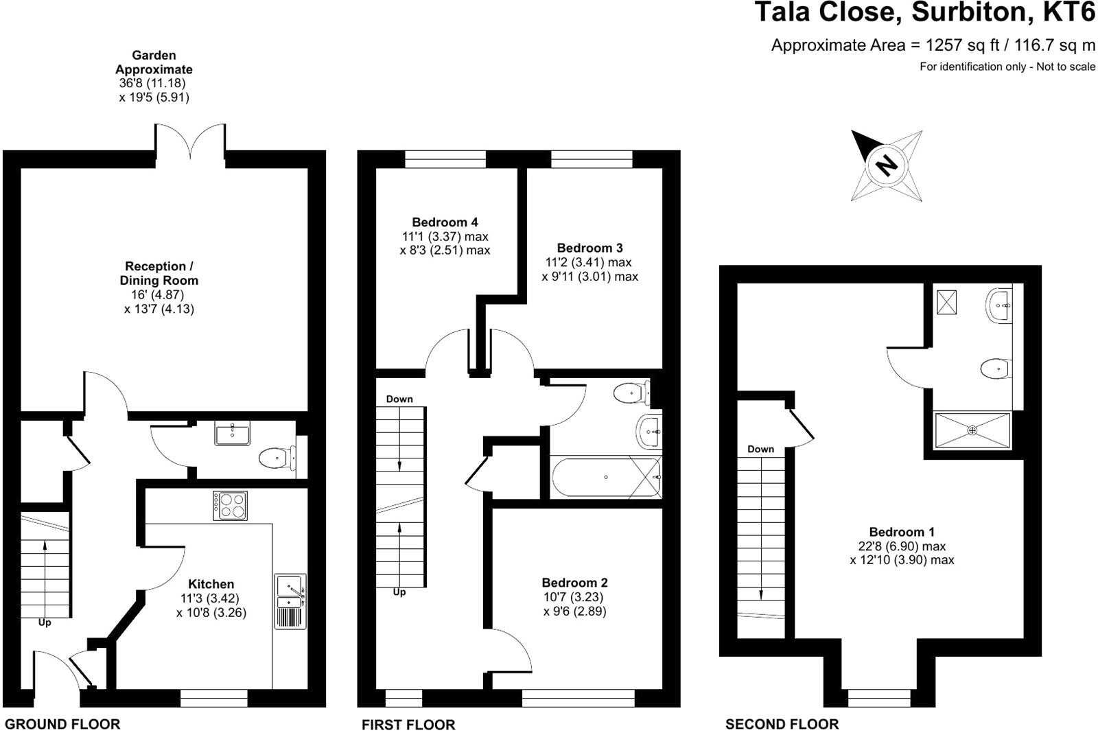 48, Tala Close, Surbiton floorplan