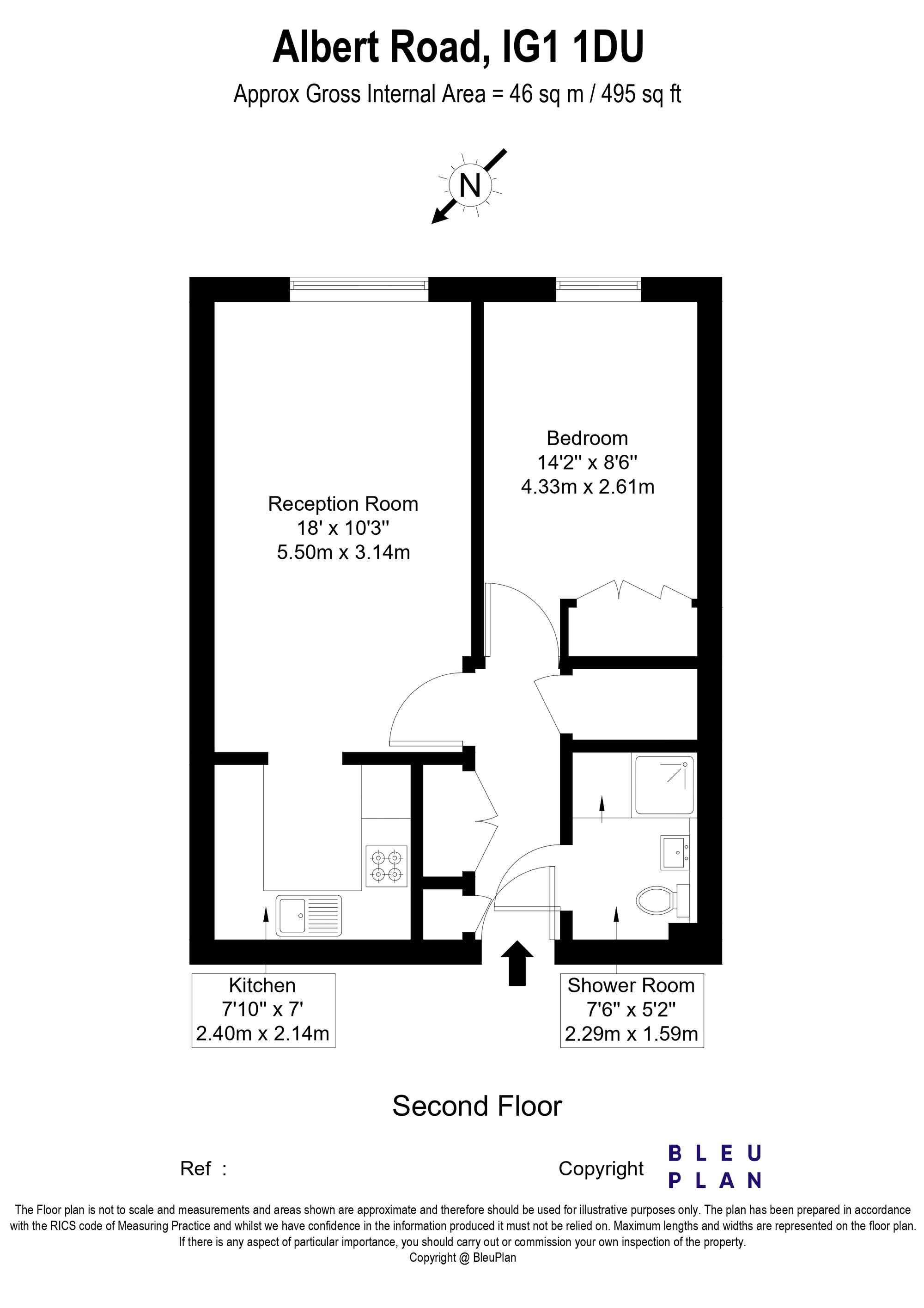 21 Langdale Court, Ilford floorplan