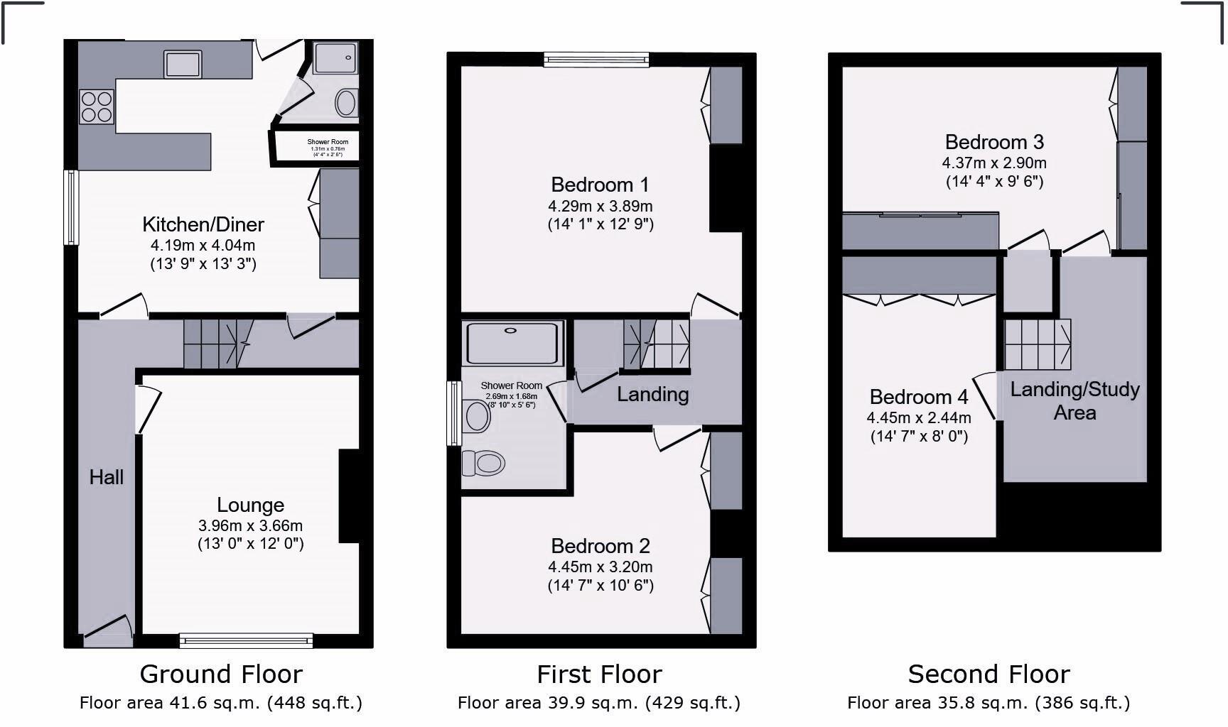 1, Denby Mount, Keighley floorplan