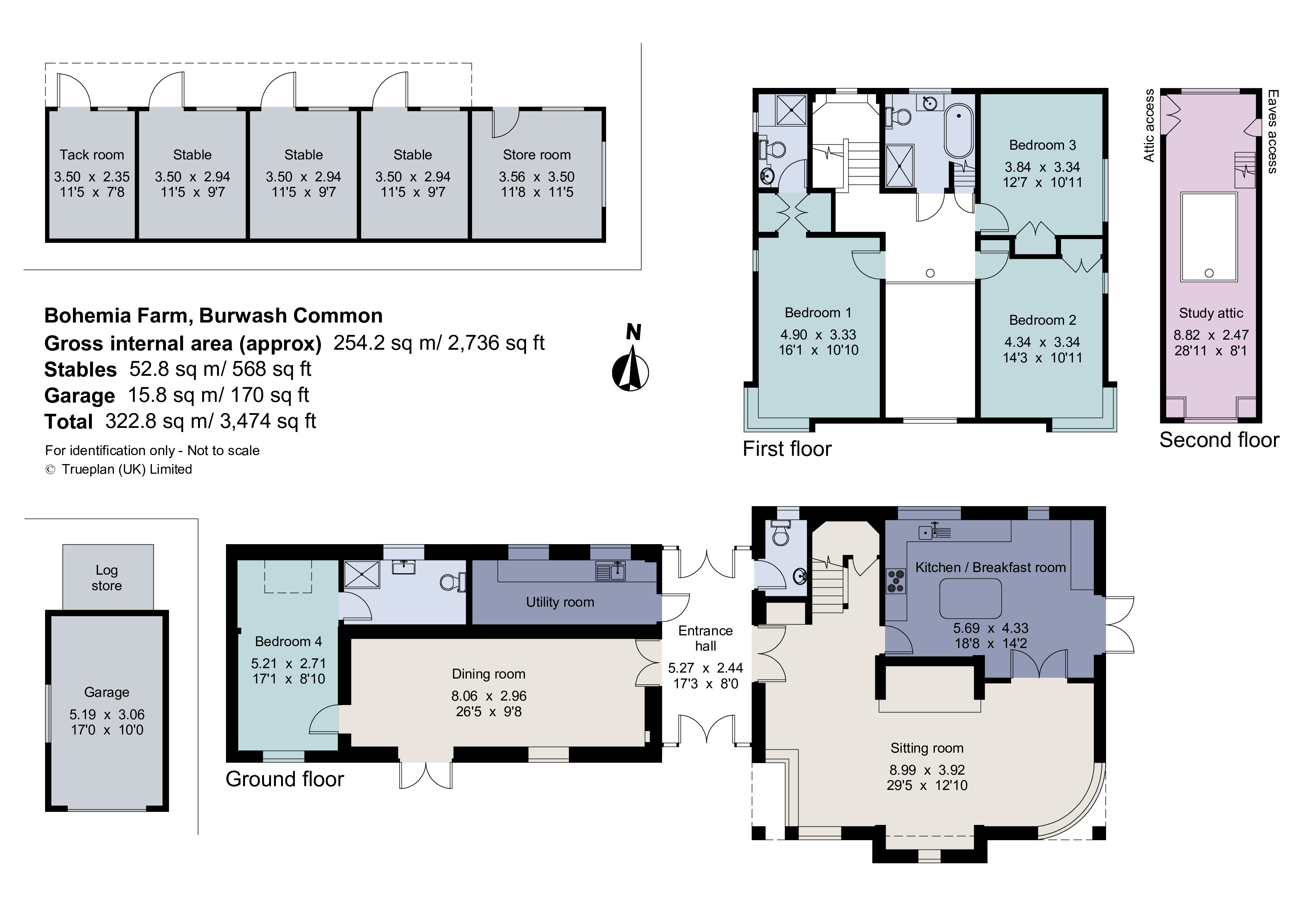 Bohemia Farm,, Westdown Lane, Etchingham floorplan