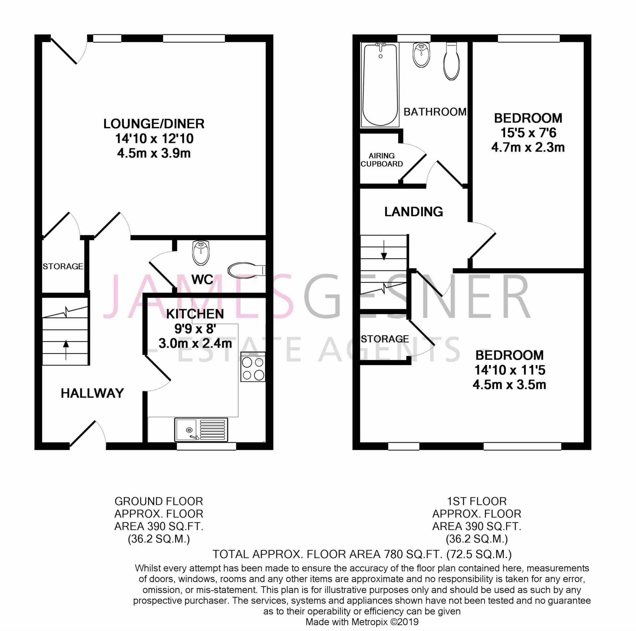 2 Bedrooms Terraced house for sale in Sycamore Way, Didcot OX11