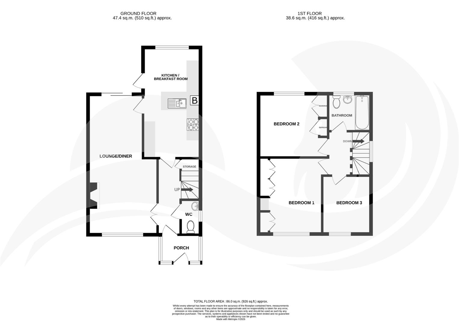 4, Maitland Court, Faversham floorplan