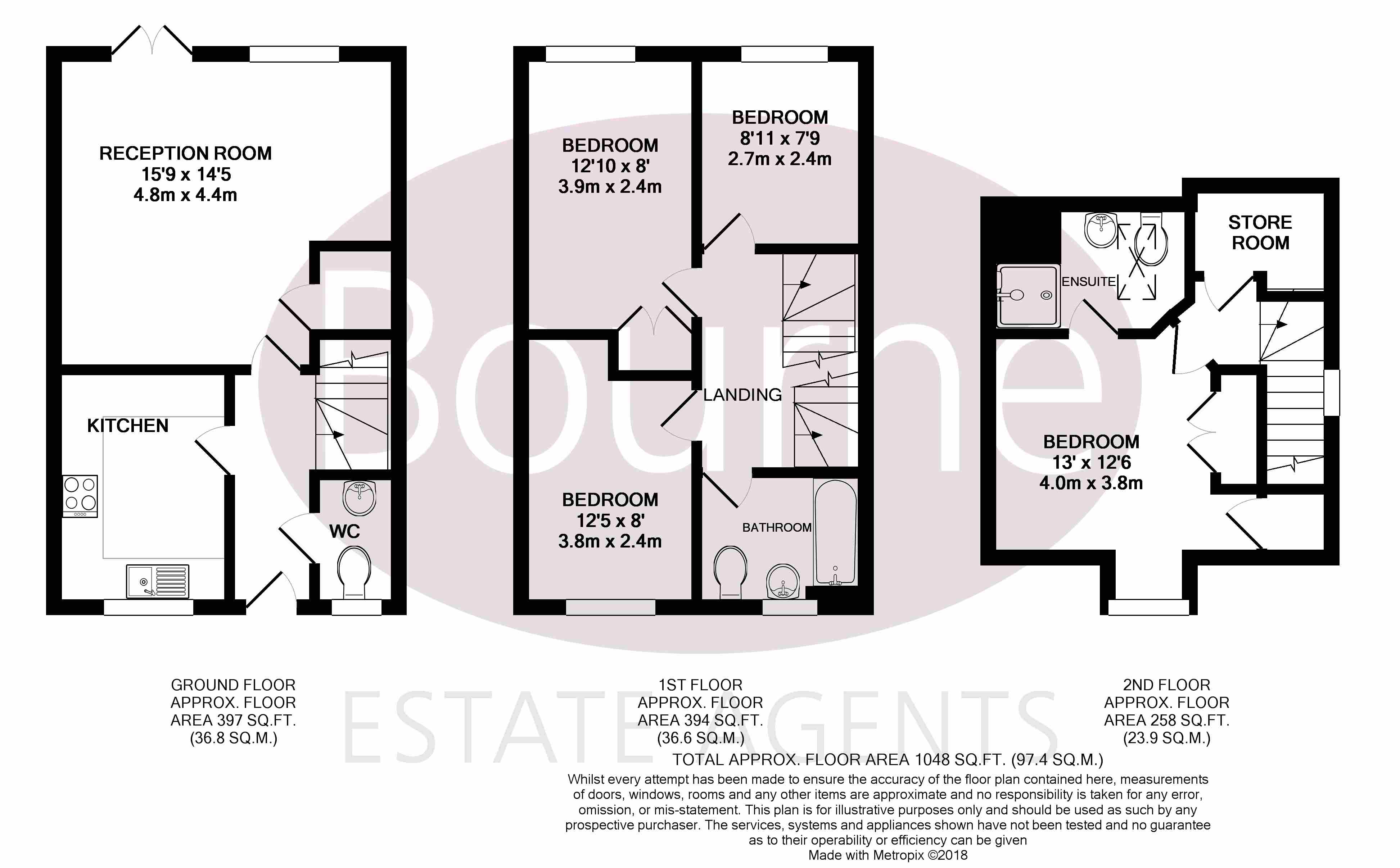 4 Bedrooms End terrace house for sale in Guernsey Way, Knaphill, Woking GU21