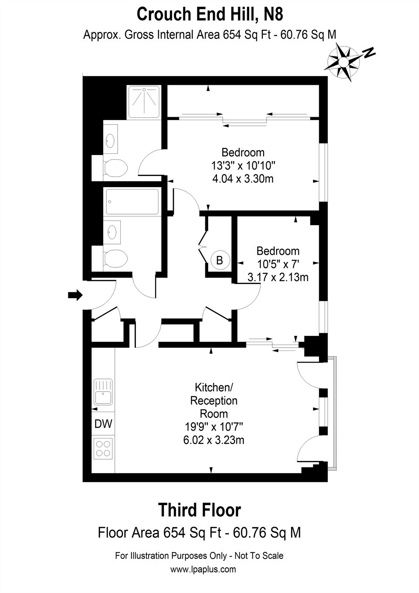 2 Bedrooms Flat for sale in Exchange House, 71 Crouch End Hill, Crouch End N8