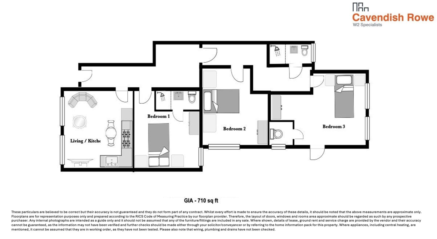 3, Cowthorpe Road, London floorplan
