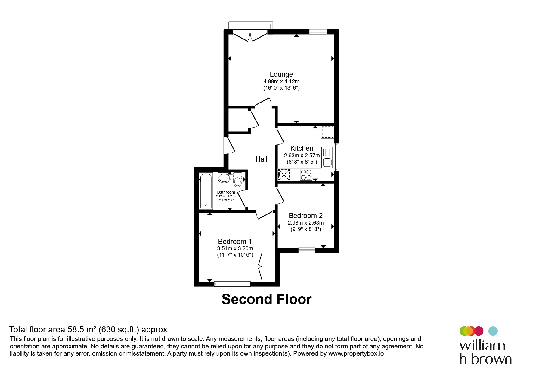 19, Kilner Court, Doncaster floorplan