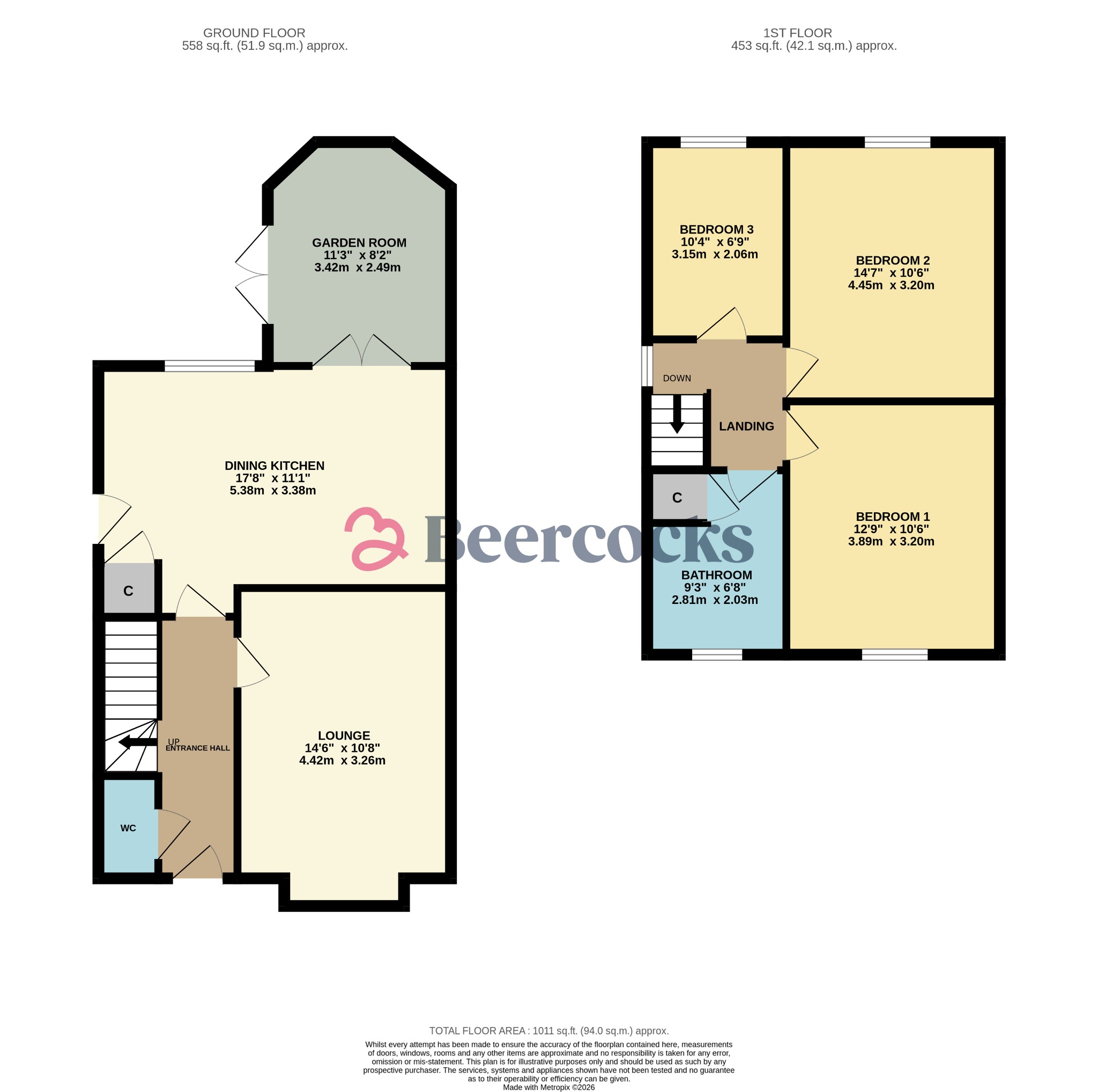 4 Waterland Close, Hedon, East Riding Of Yorkshire floorplan