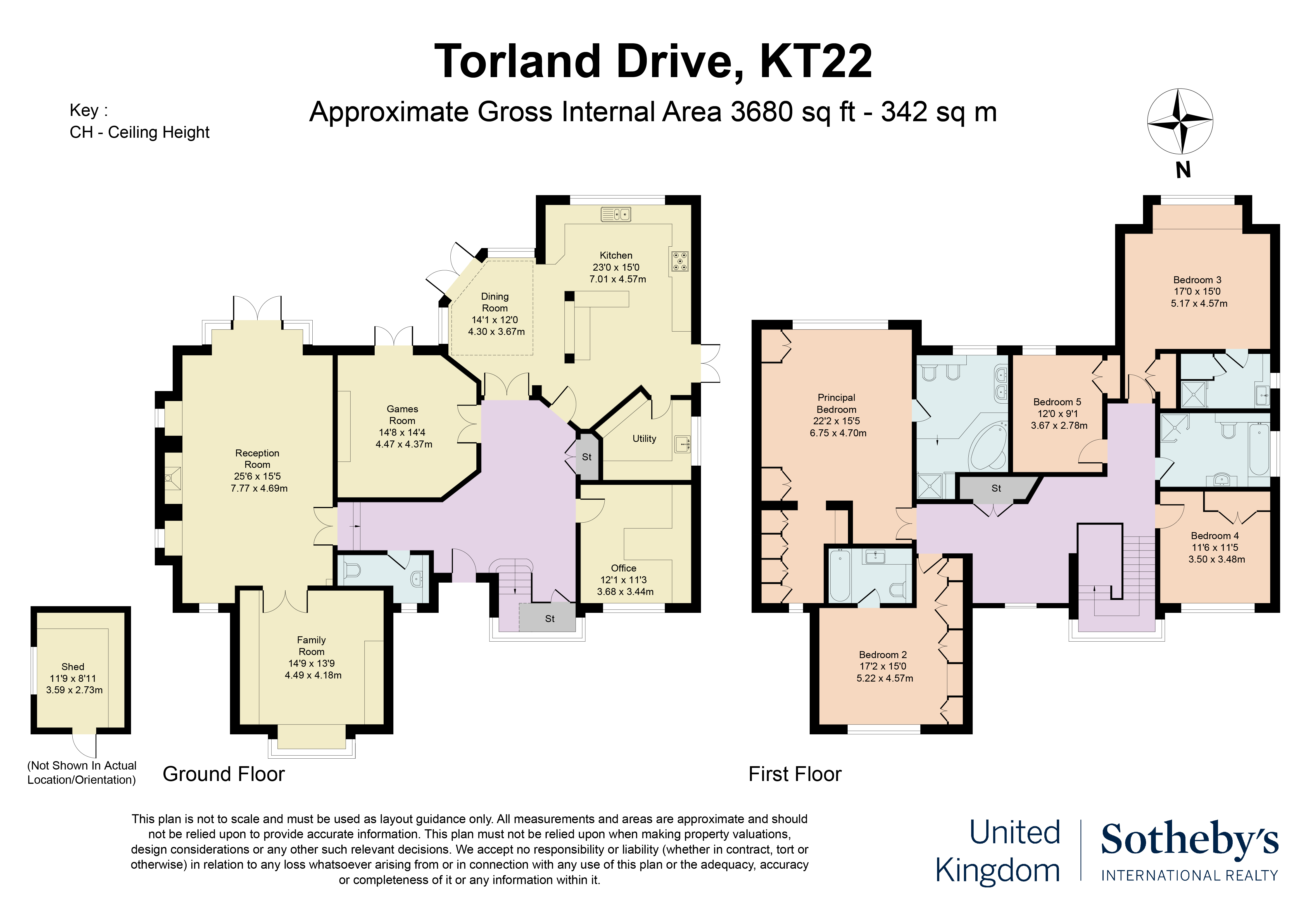 Torland, Torland Drive, Surrey floorplan