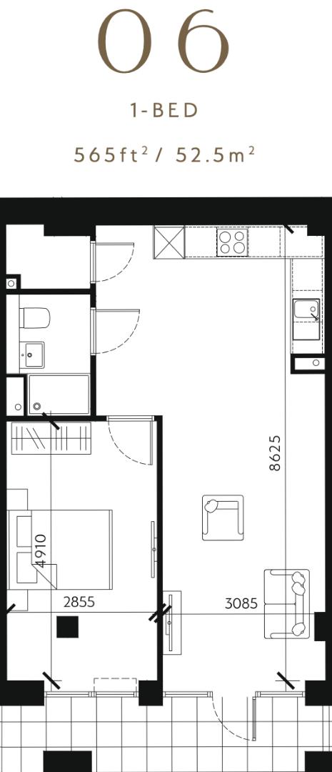 6, 30 St Pauls Square, Birmingham floorplan