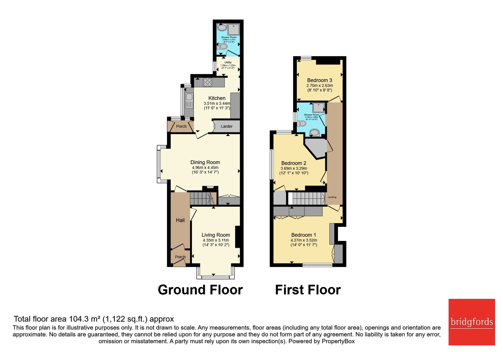 63, Stanley Road, Staffordshire floorplan