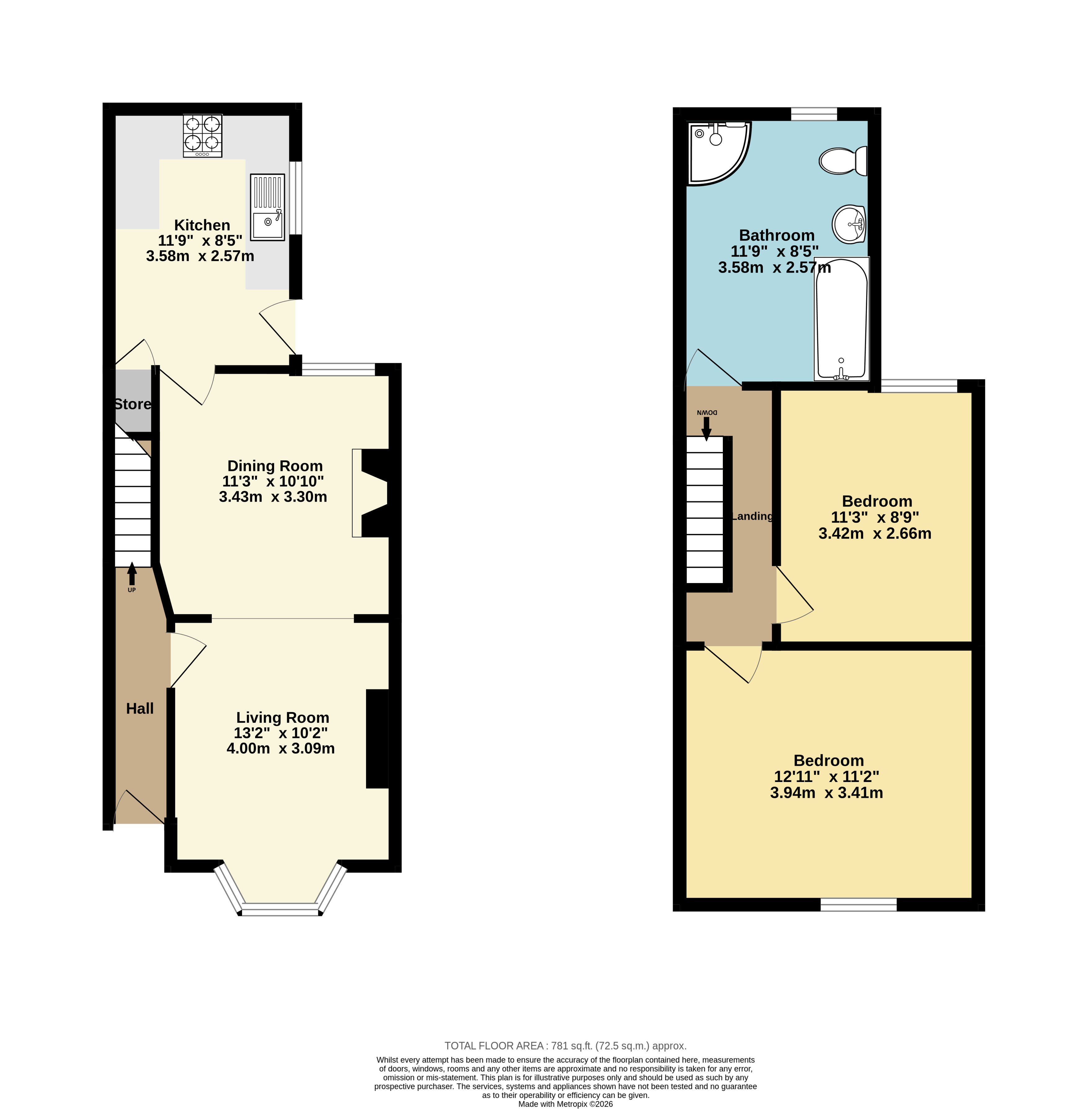 56, Chapel Road, Kent floorplan