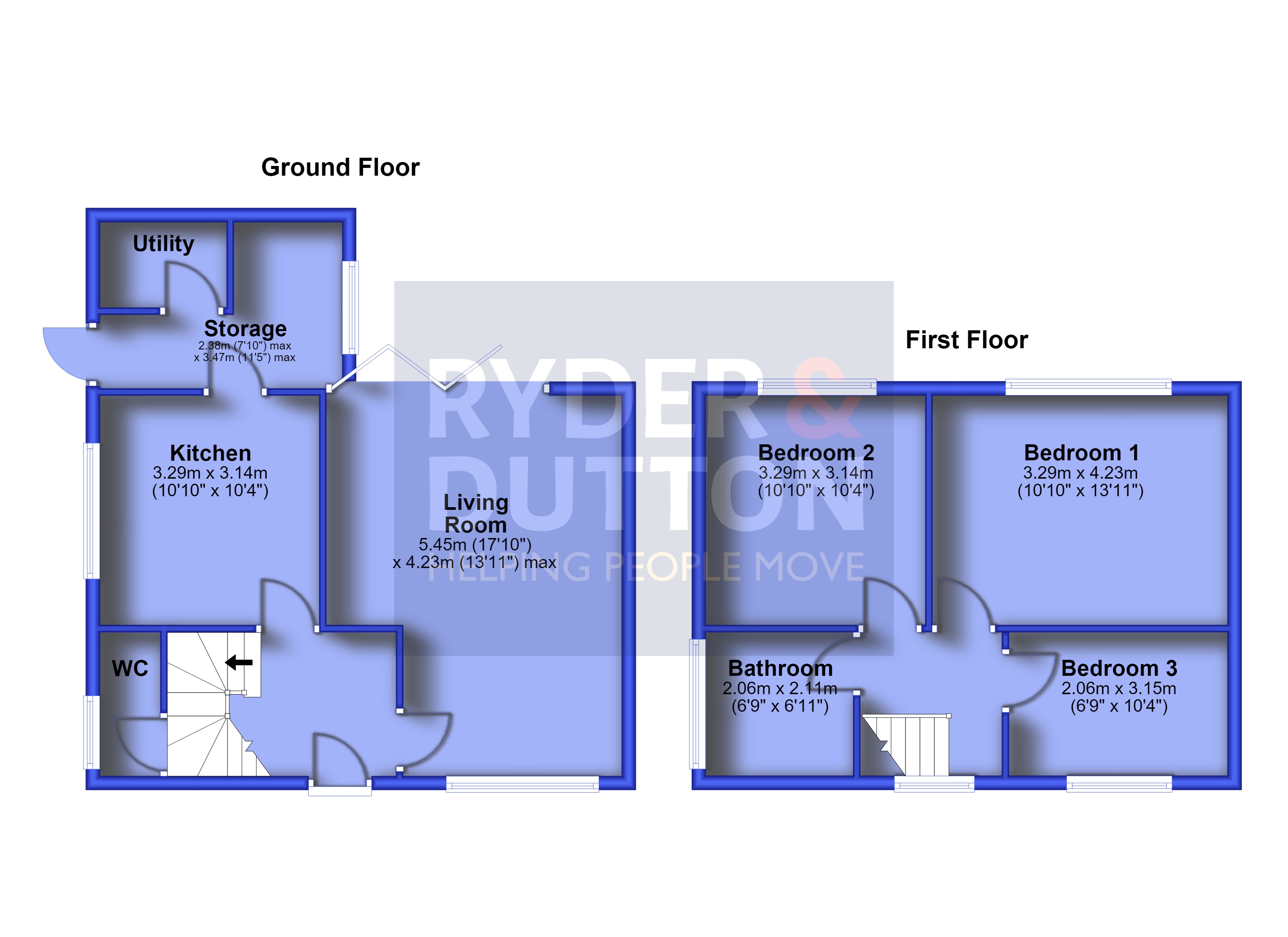 45, Hawthorn Road, Manchester floorplan