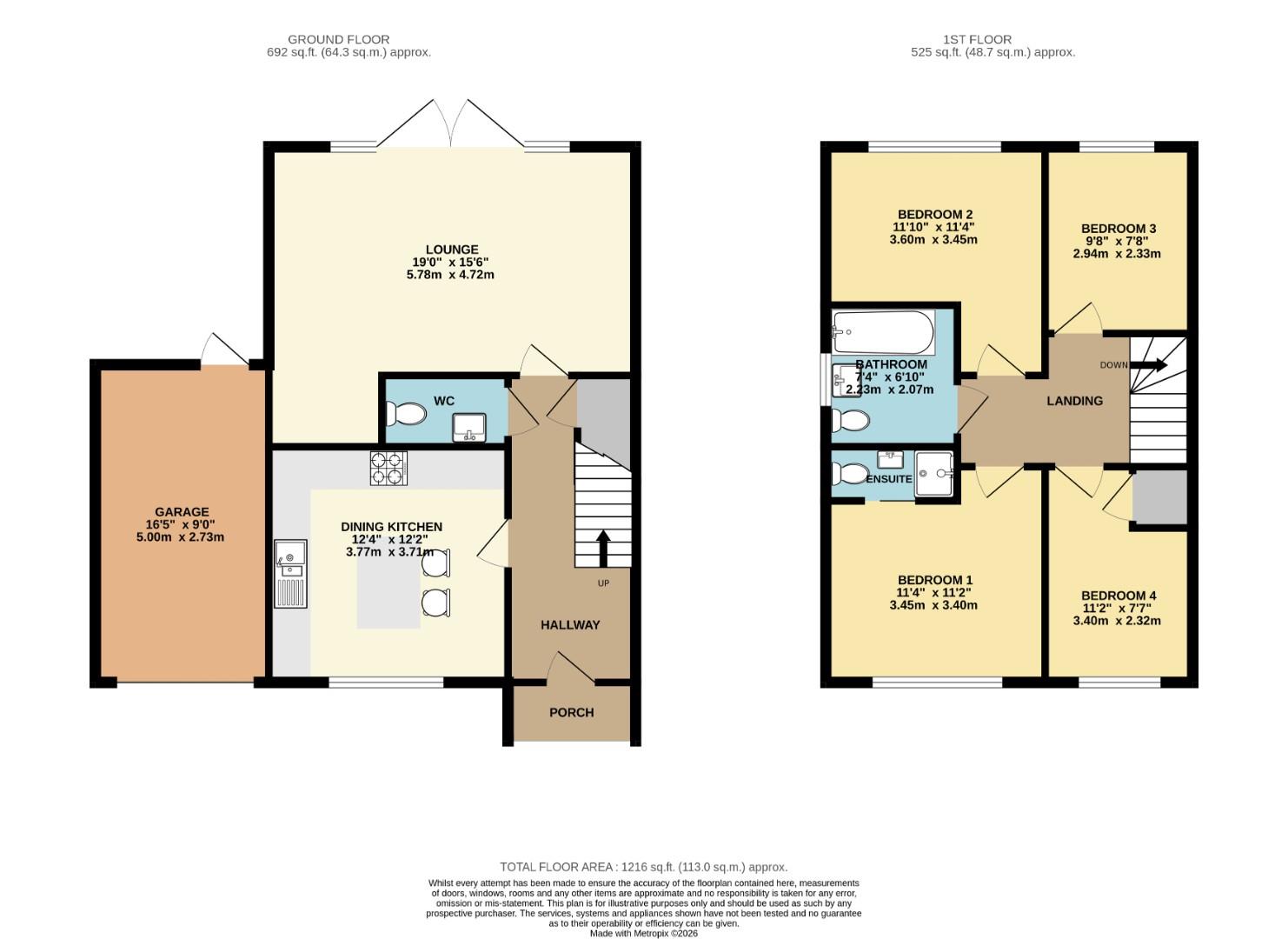 Redwing Avenue, Chorlton floorplan