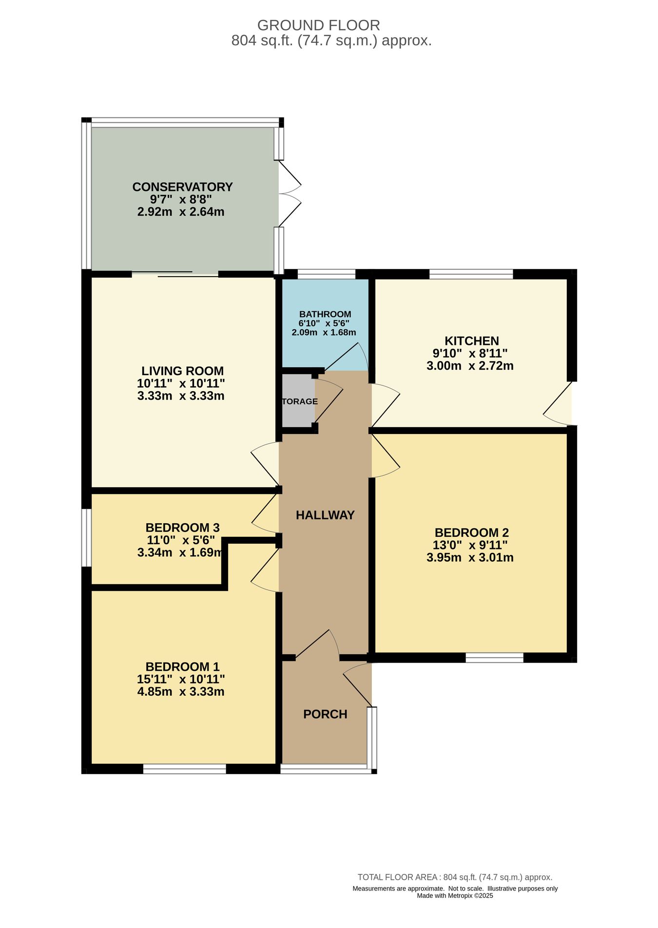 5, Lawns Road, Wimborne floorplan