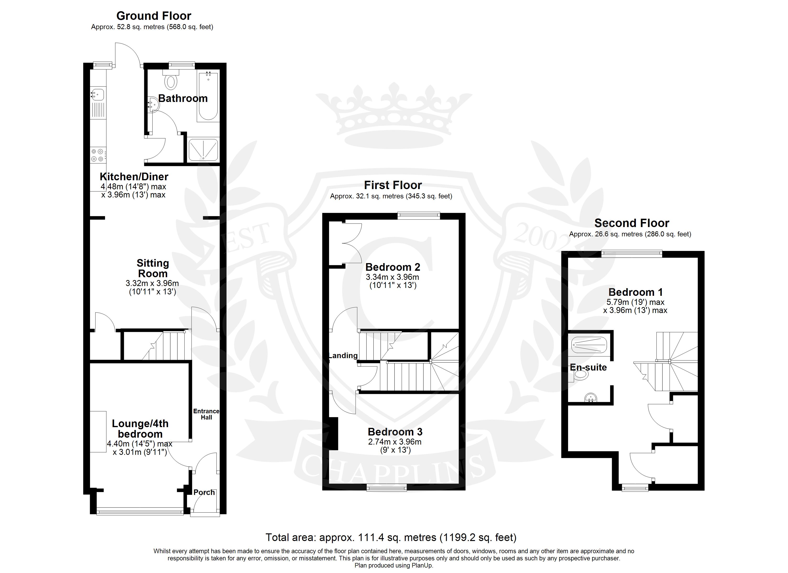 183, White Hart Lane, Hampshire floorplan