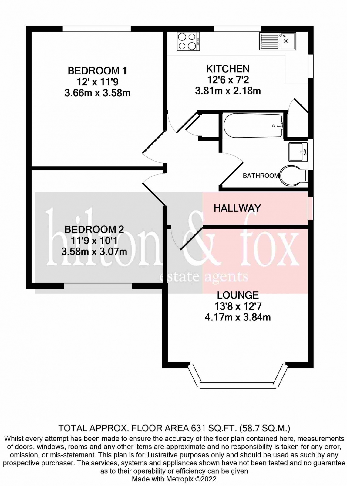 8 Chestnut Court, Chestnut Avenue, Wembley floorplan