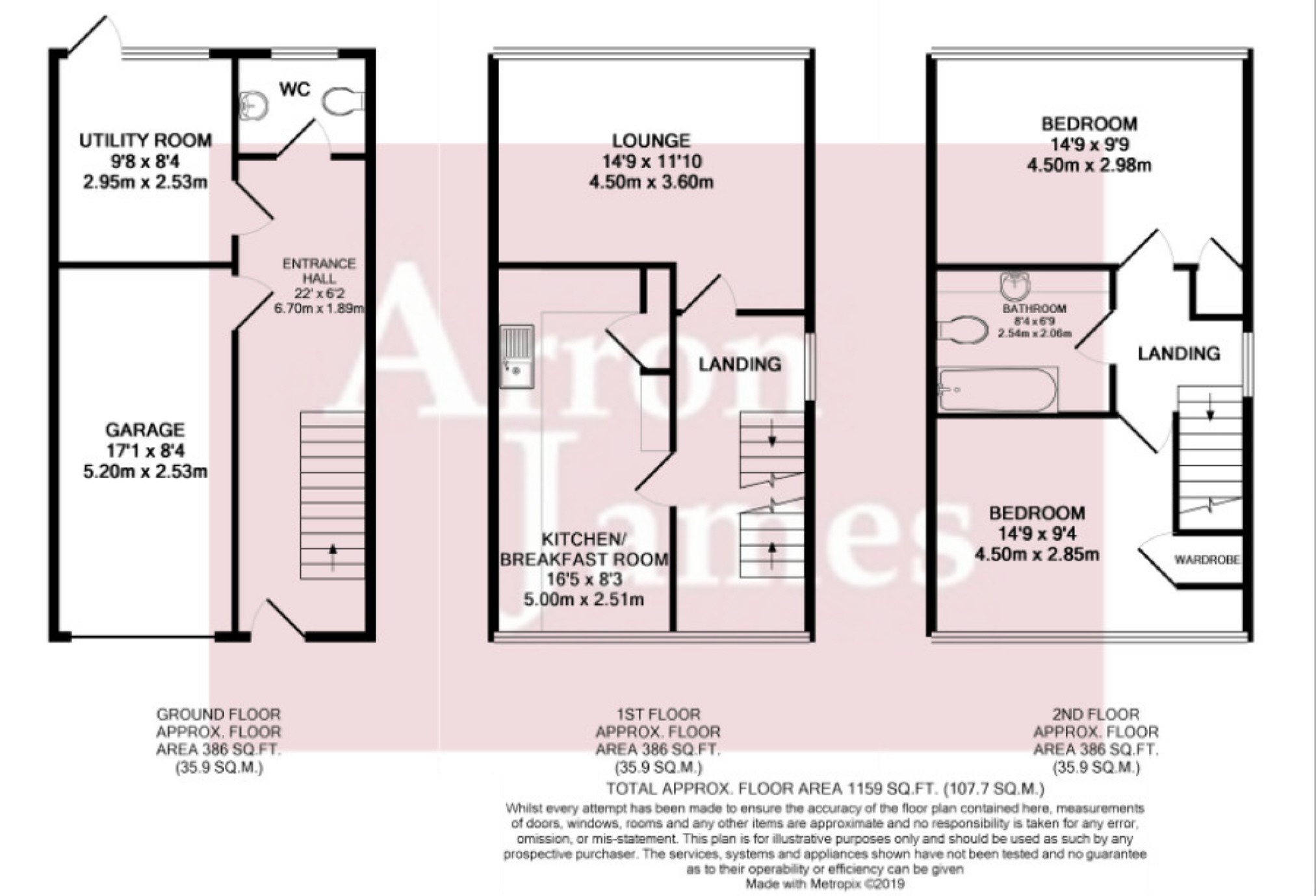 2 Bedrooms Town house for sale in Coleridge Way, West Drayton, Middlesex UB7