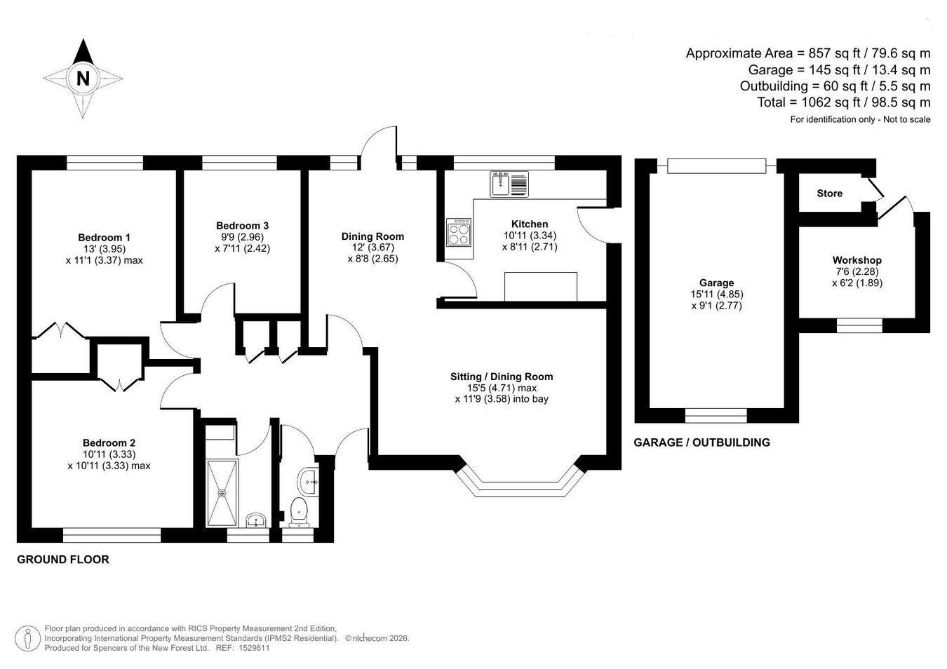162, Lymington Road, Christchurch floorplan