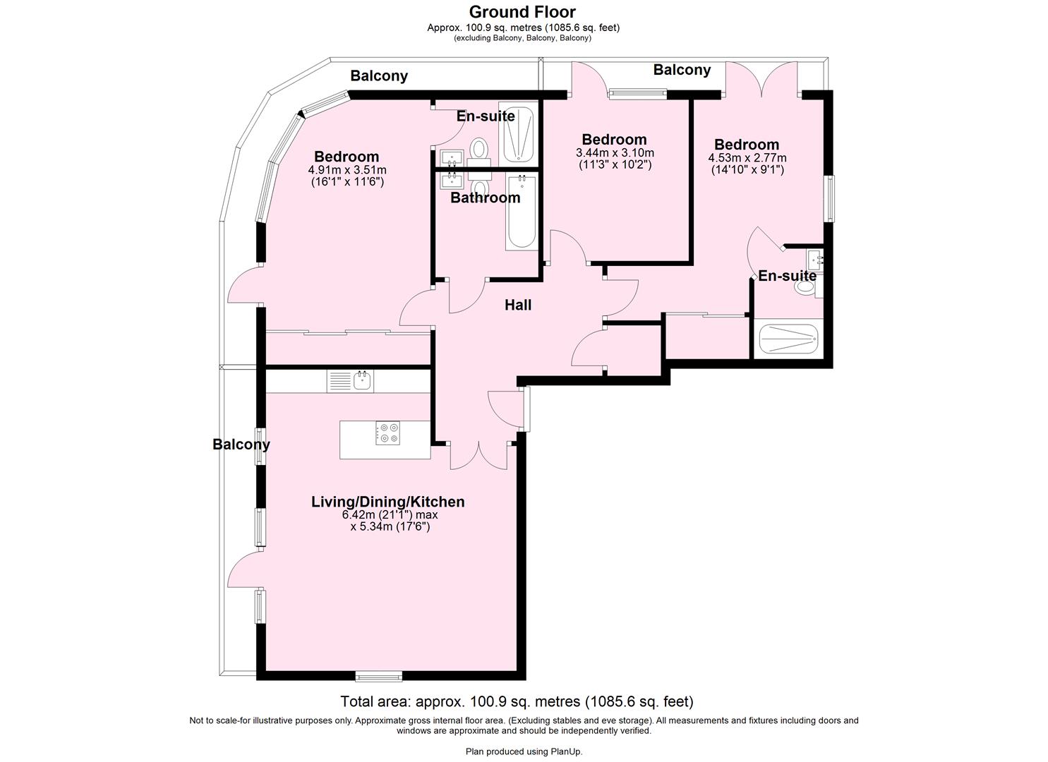 16, Adventurers Court, York floorplan