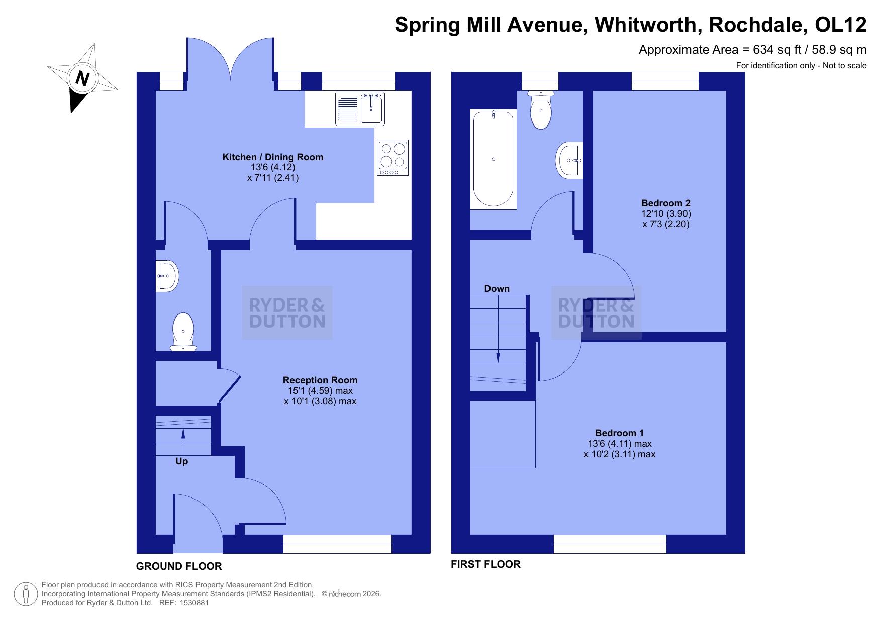 Spring Mill Avenue, Rochdale floorplan