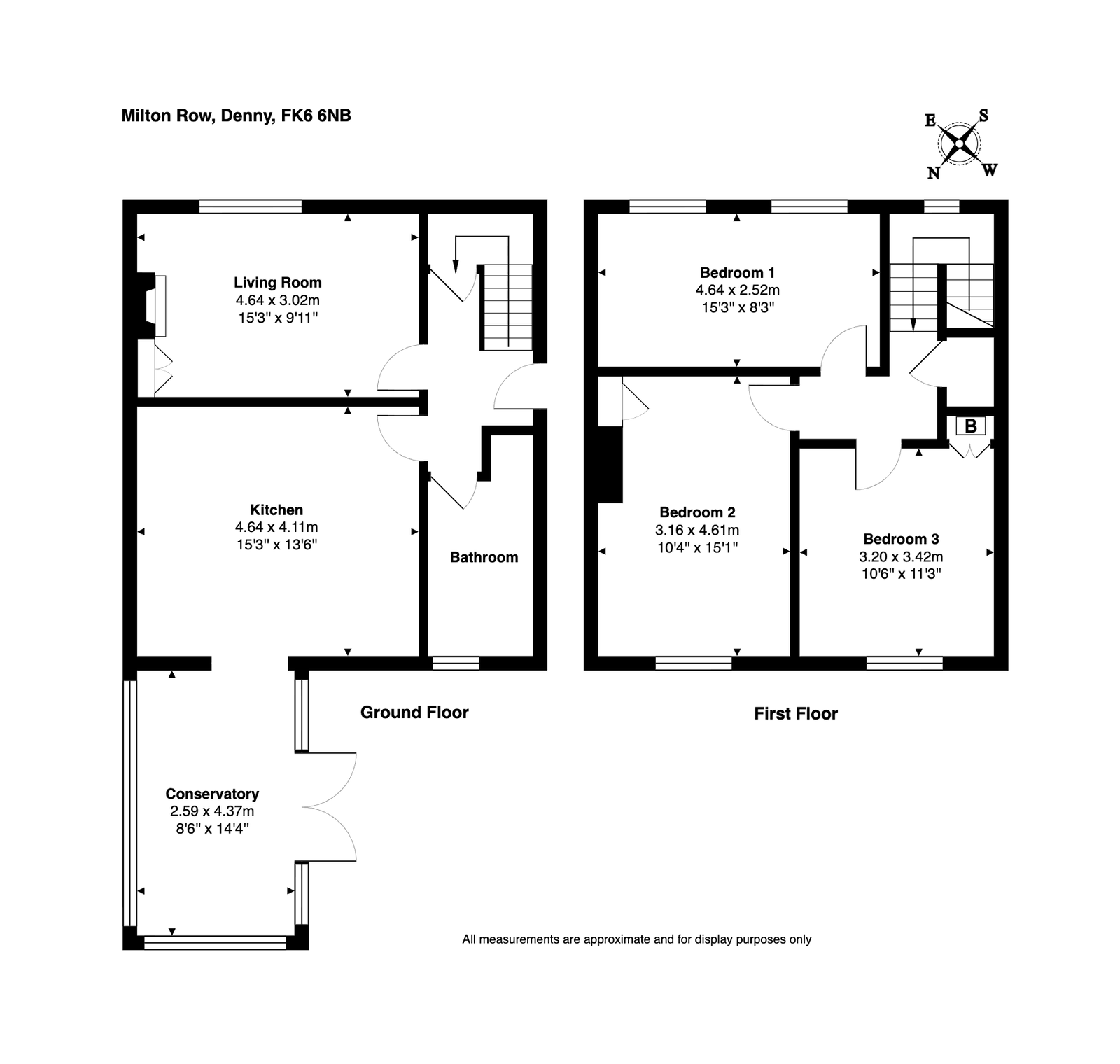 73, Milton Row, Denny floorplan