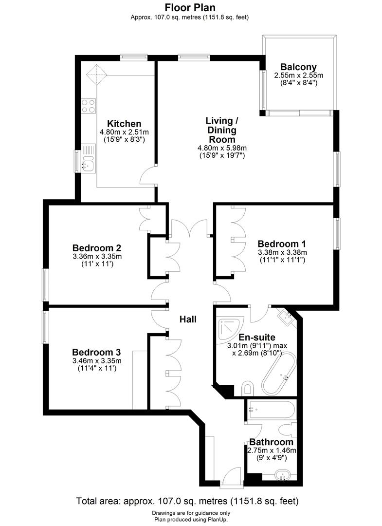 7, Redwood Lodge, Grange Road, Cambridge floorplan
