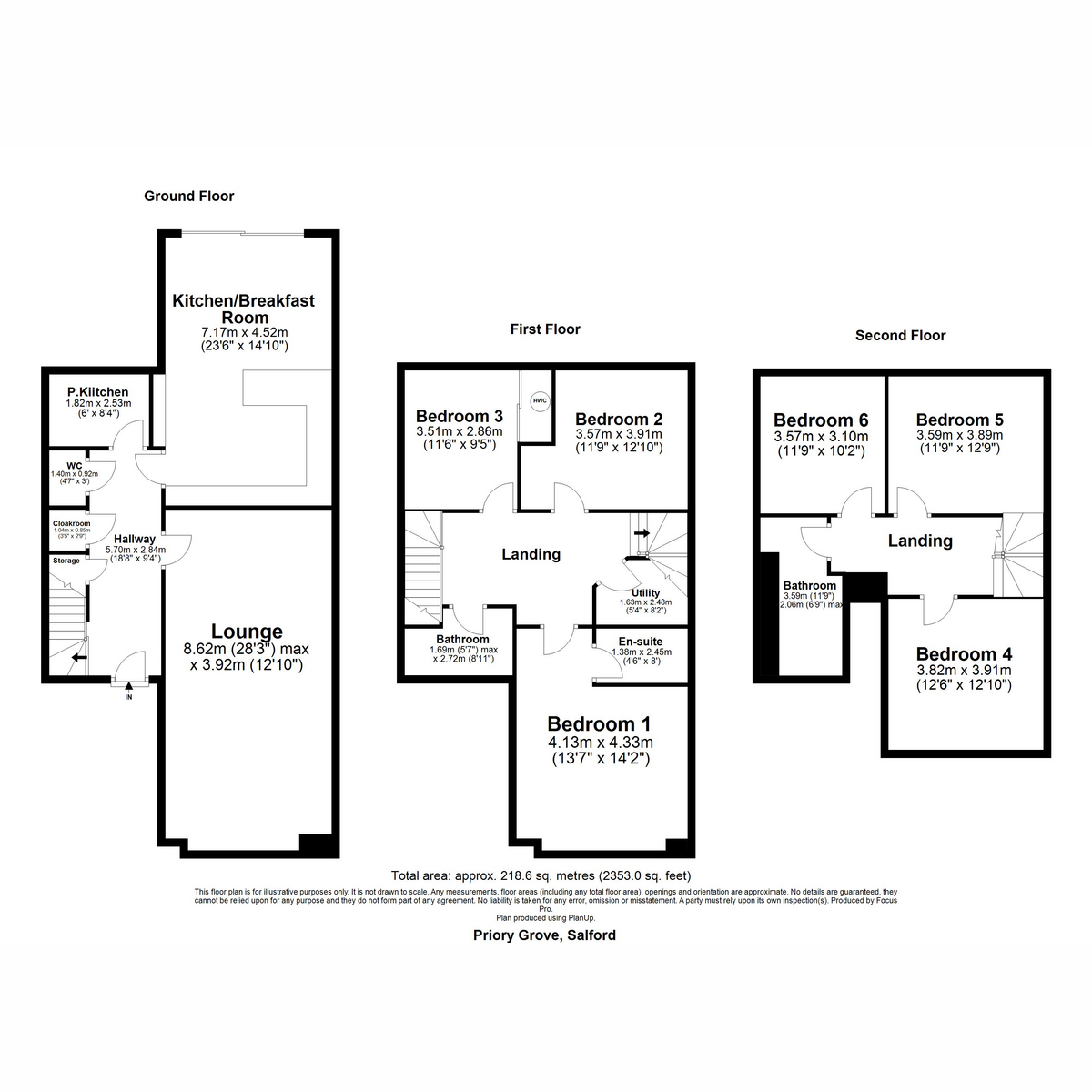 392, Lower Broughton Road, Salford floorplan