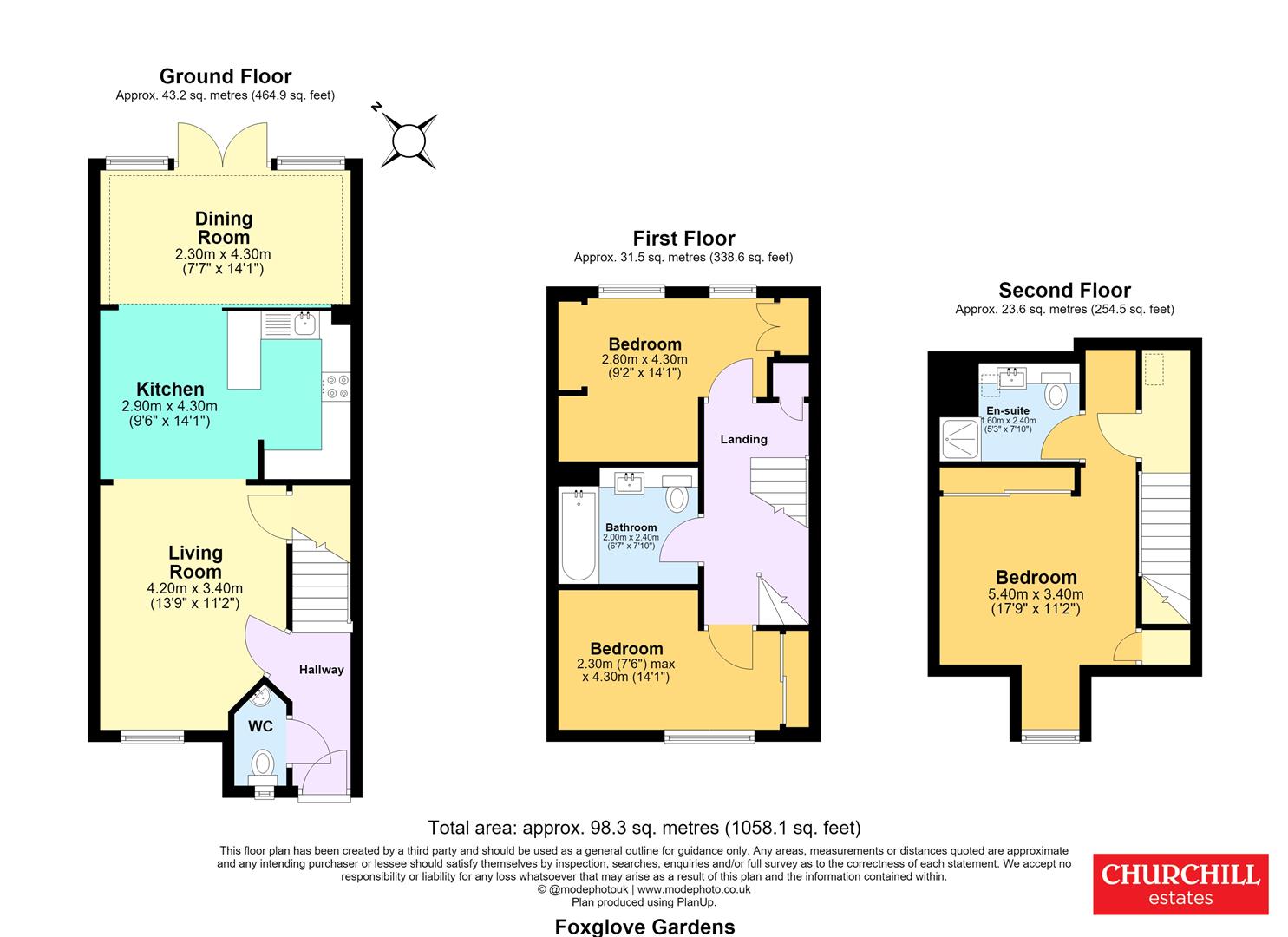 6, Foxglove Gardens, Chigwell floorplan