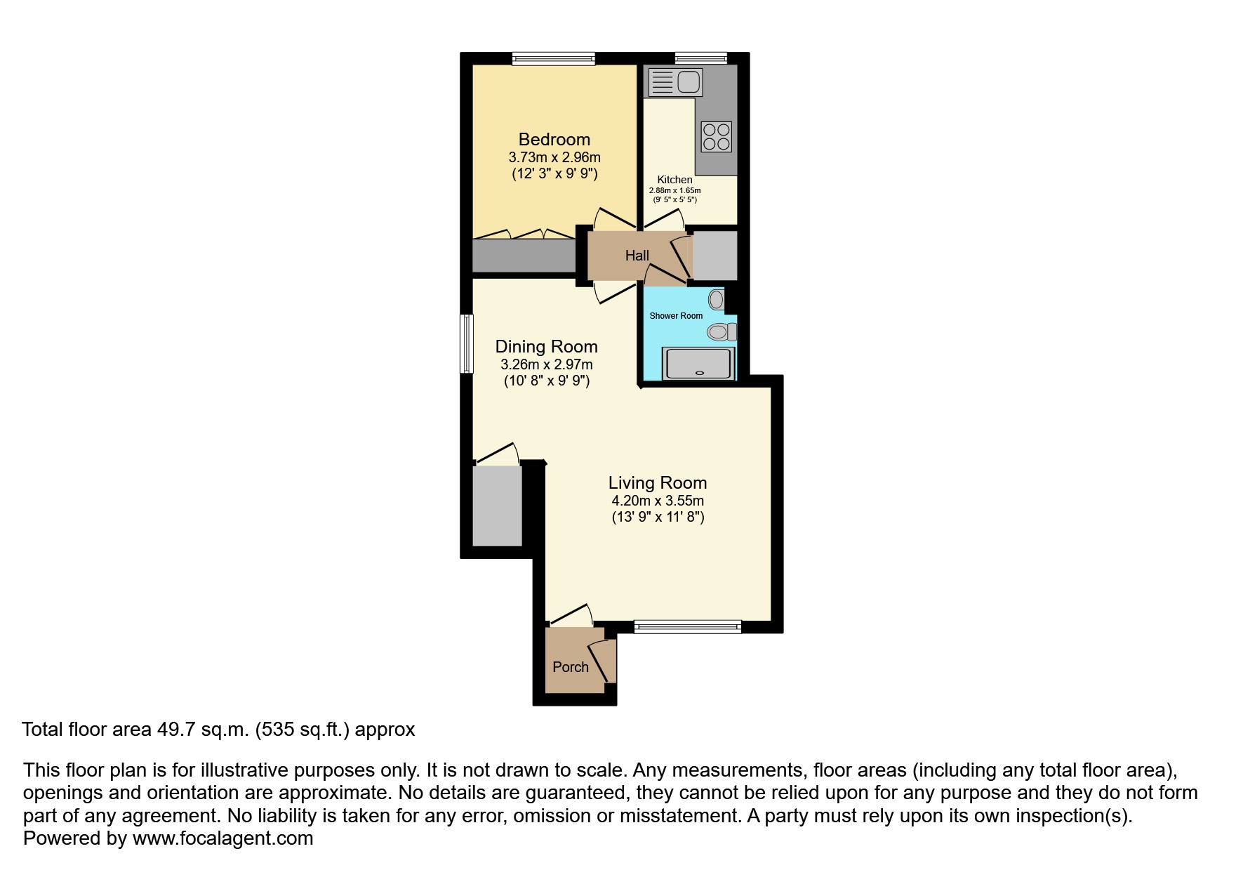 49, Beck Court, Beckenham floorplan