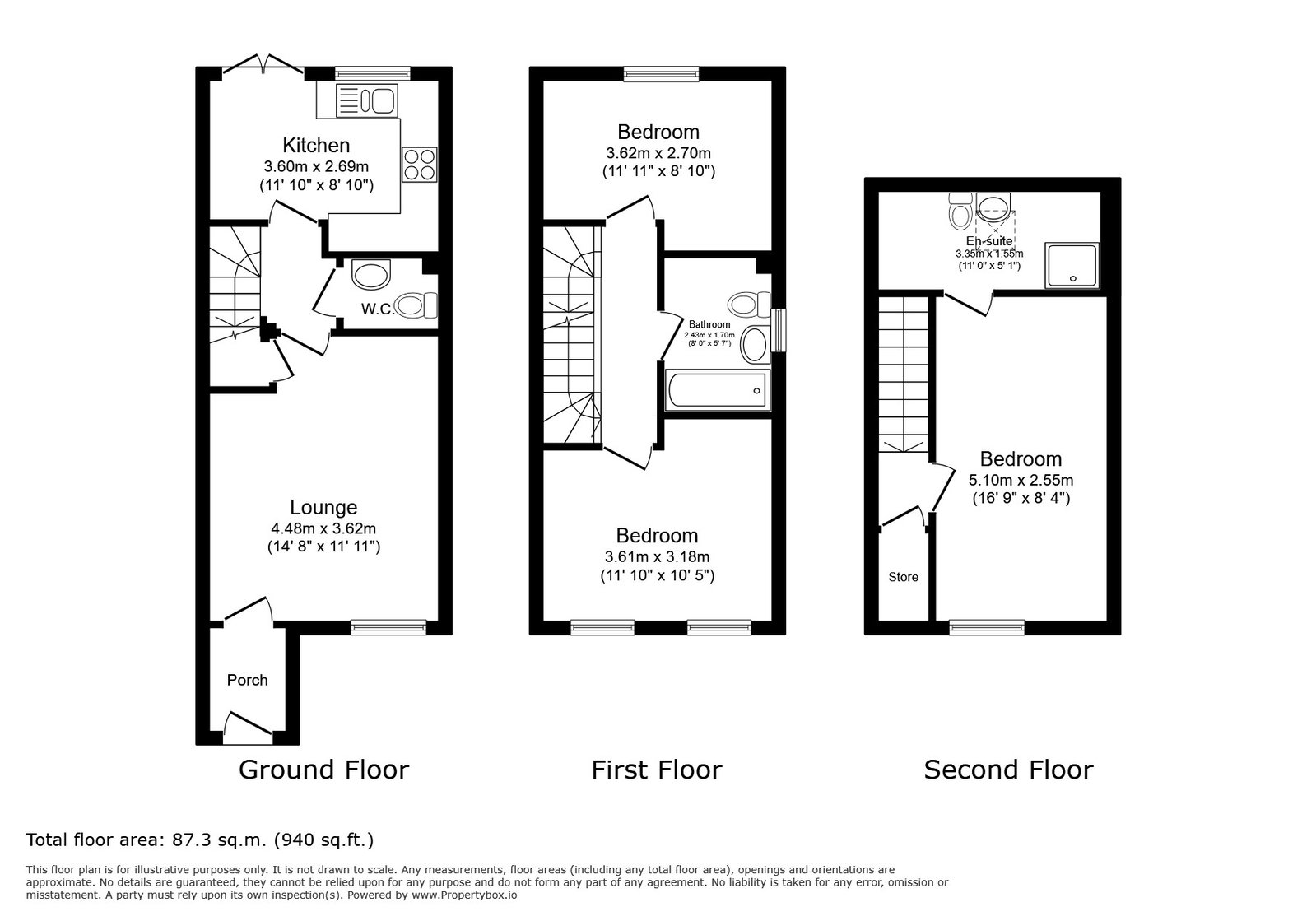 Hayes Walk, Rotherham floorplan