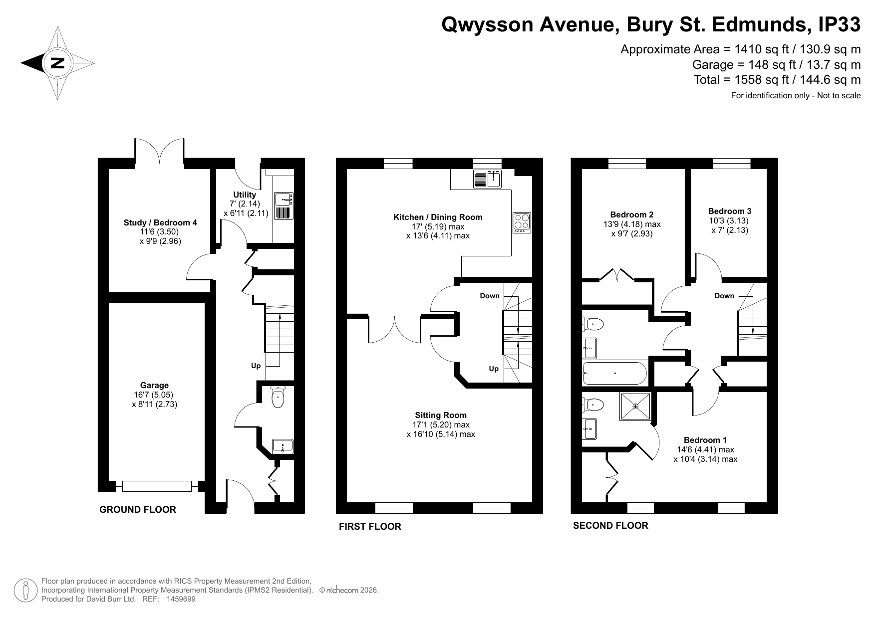 4, Qwysson Avenue, Bury St. Edmunds floorplan