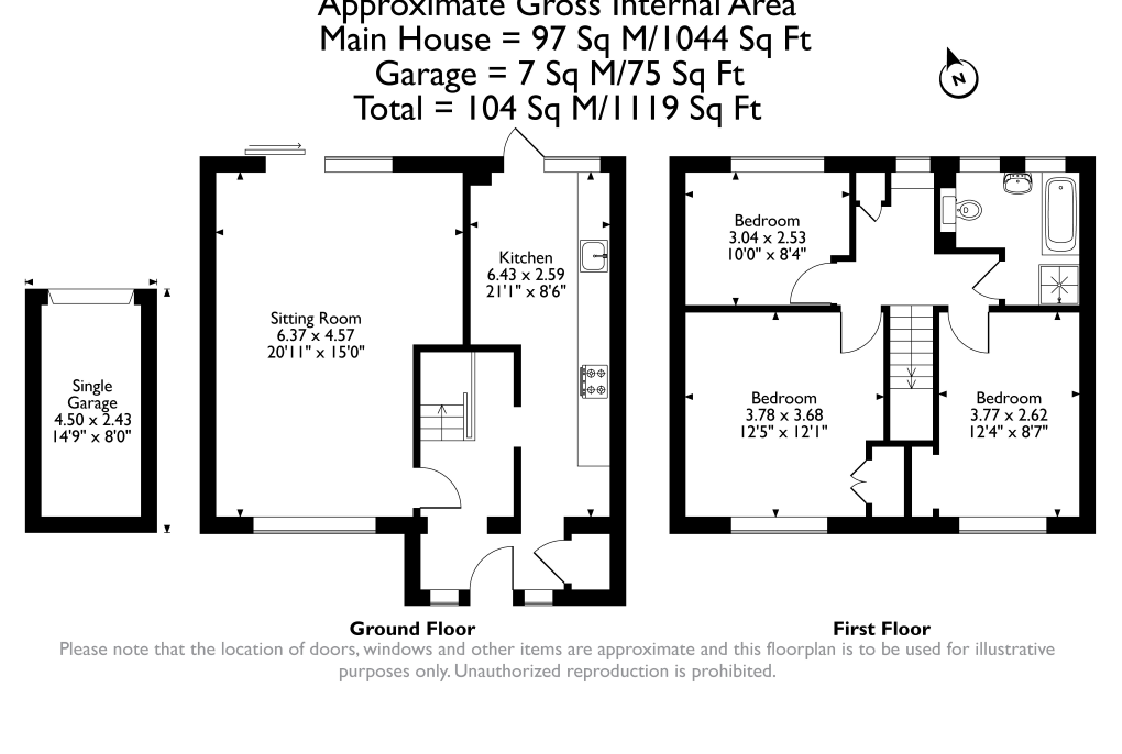 9, Everglade, Biggin Hill floorplan