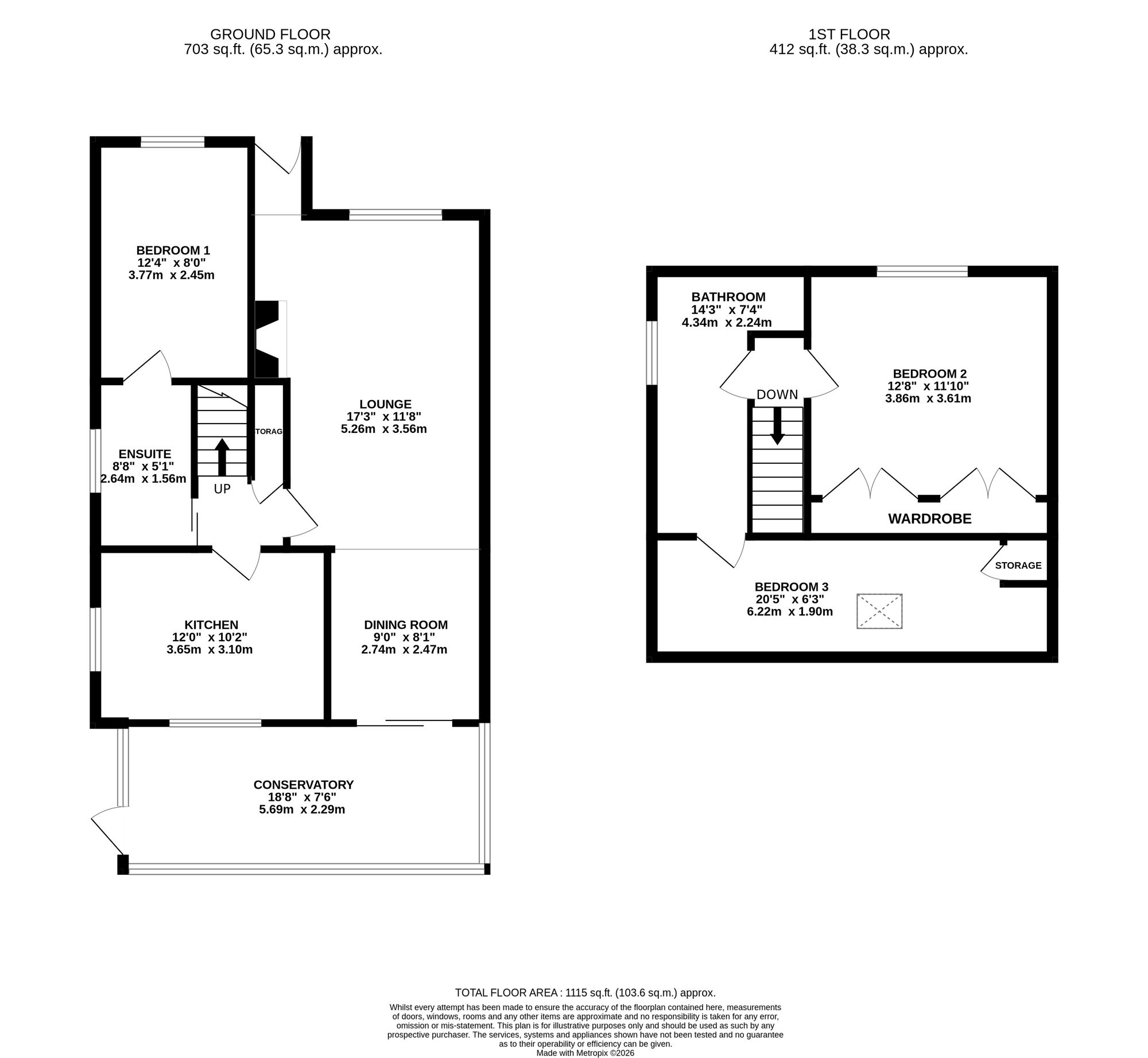 17 Sandylands Park, Crewe floorplan