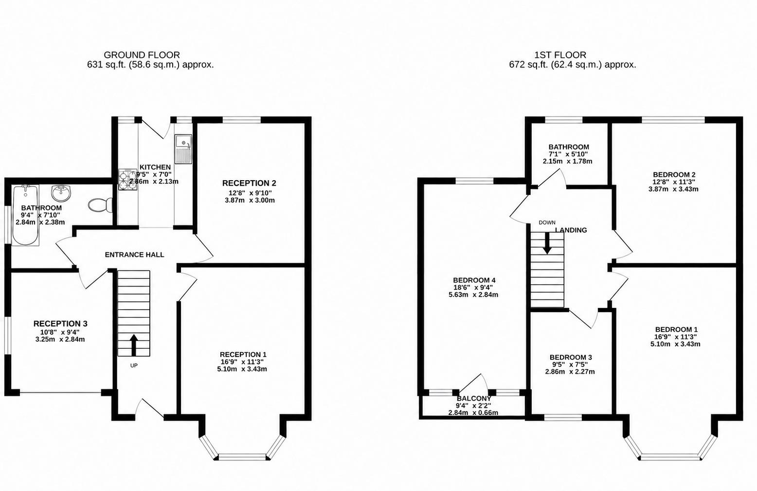 84, Cecil Avenue, Wembley floorplan
