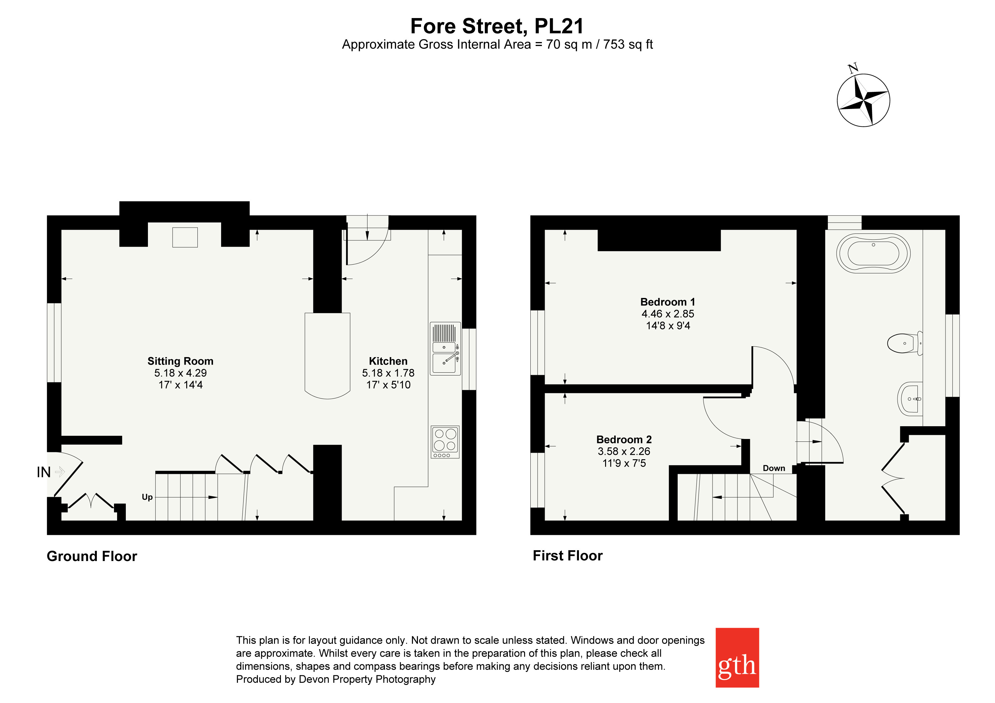 11, Fore Street, Ivybridge floorplan