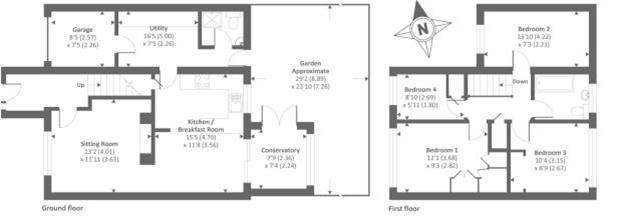 4 Bedrooms Terraced house for sale in Hamble Drive, Abingdon, Oxfordshire OX14