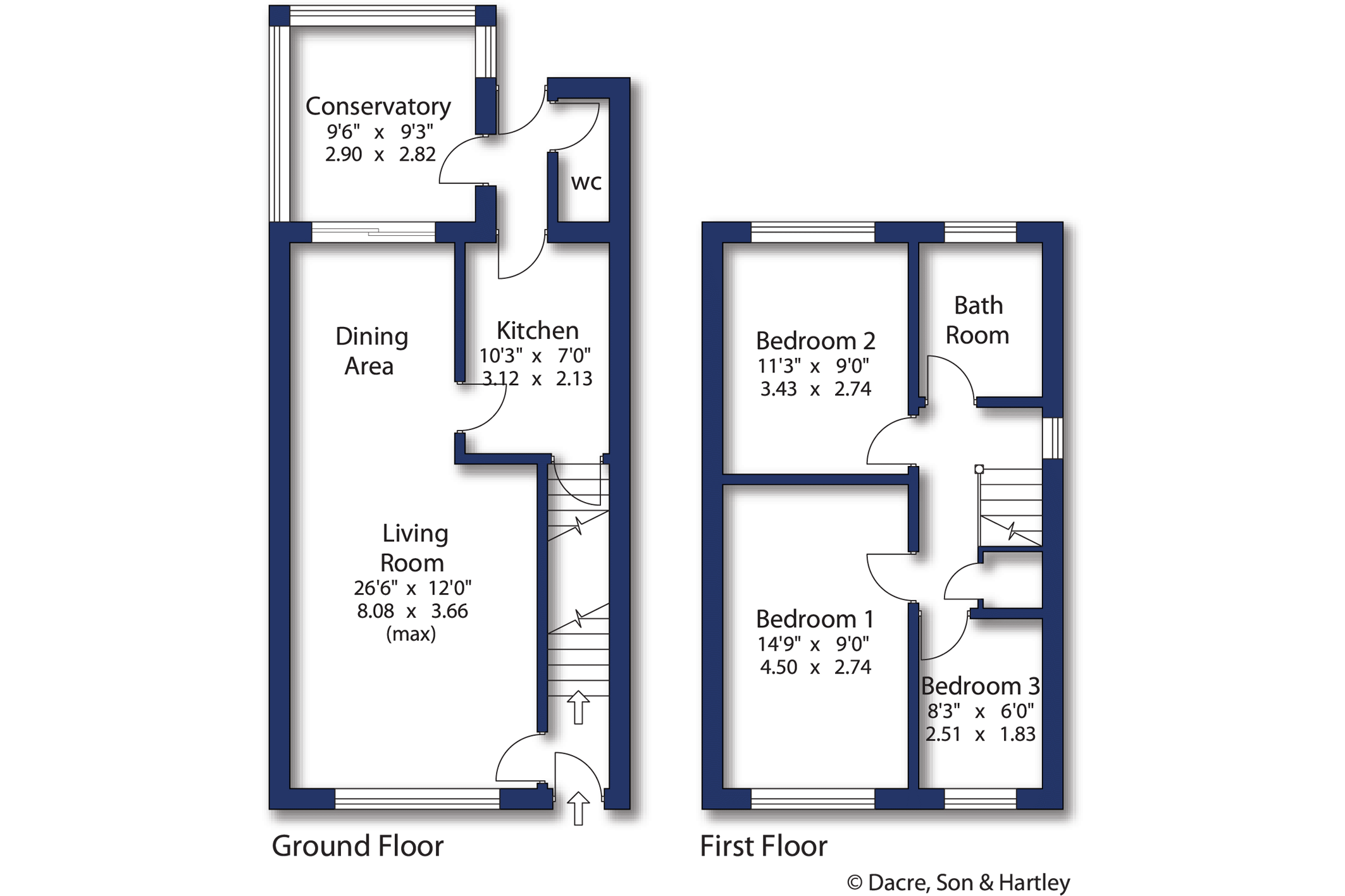 33, Apperley Road, West Yorkshire floorplan