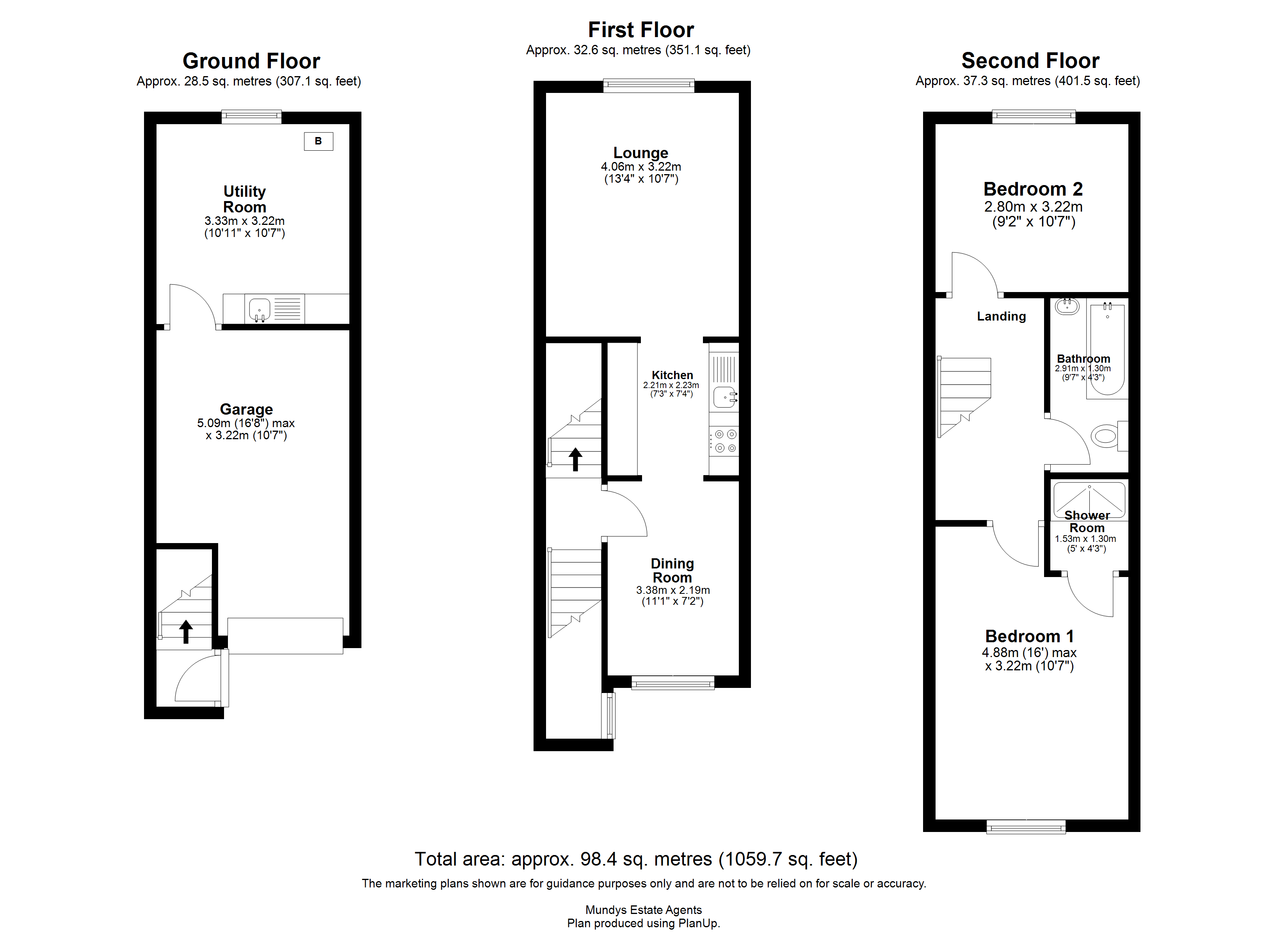 2 Granary Court, Church Street, Market Rasen floorplan