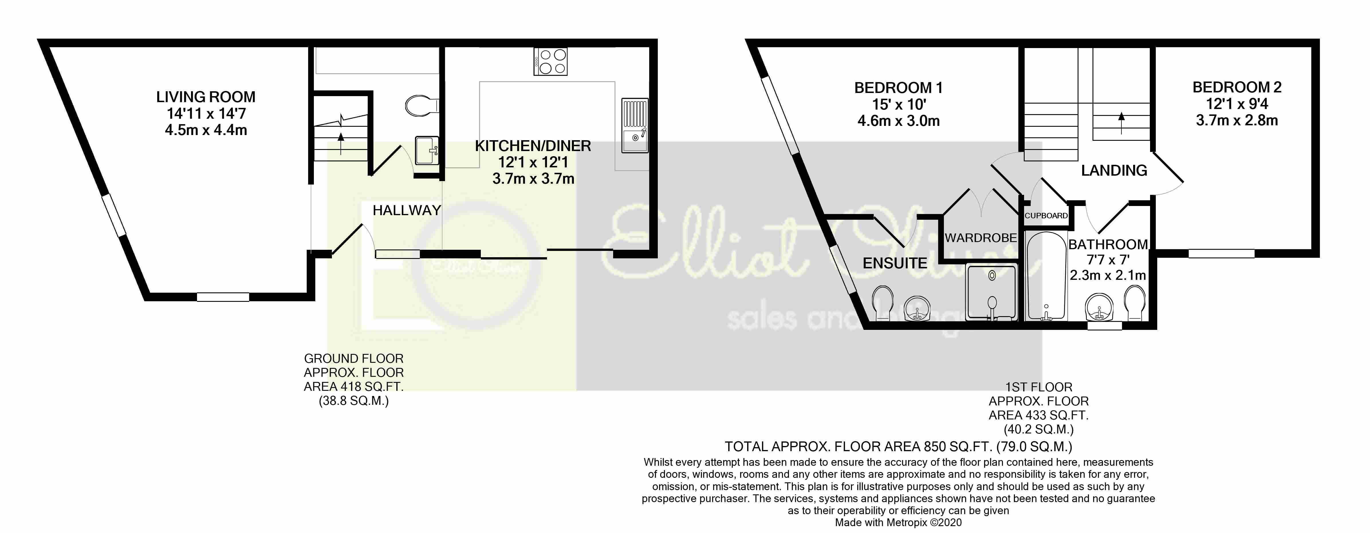 17, Norwood Road, Cheltenham floorplan